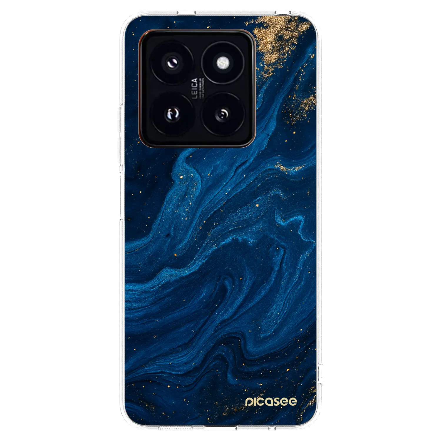 Picasee silikonski prozorni ovitek za Xiaomi 14 Pro - Blue