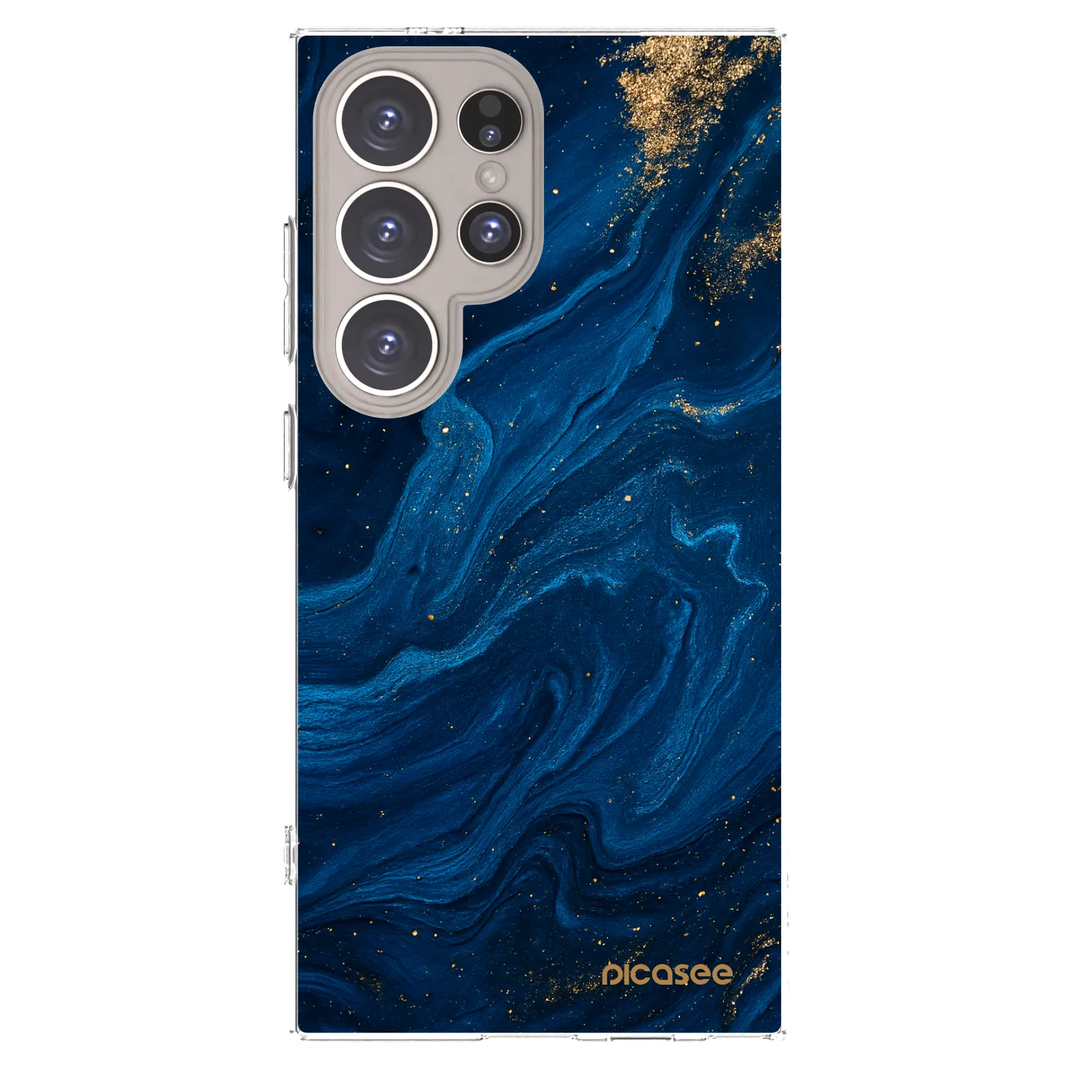 Picasee silikonski prozorni ovitek za Samsung Galaxy S24 Ultra S928B 5G - Blue