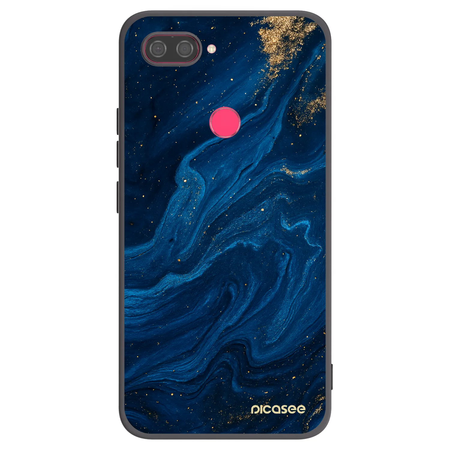 Picasee silikonski črni ovitek za Xiaomi Mi 8 Lite - Blue