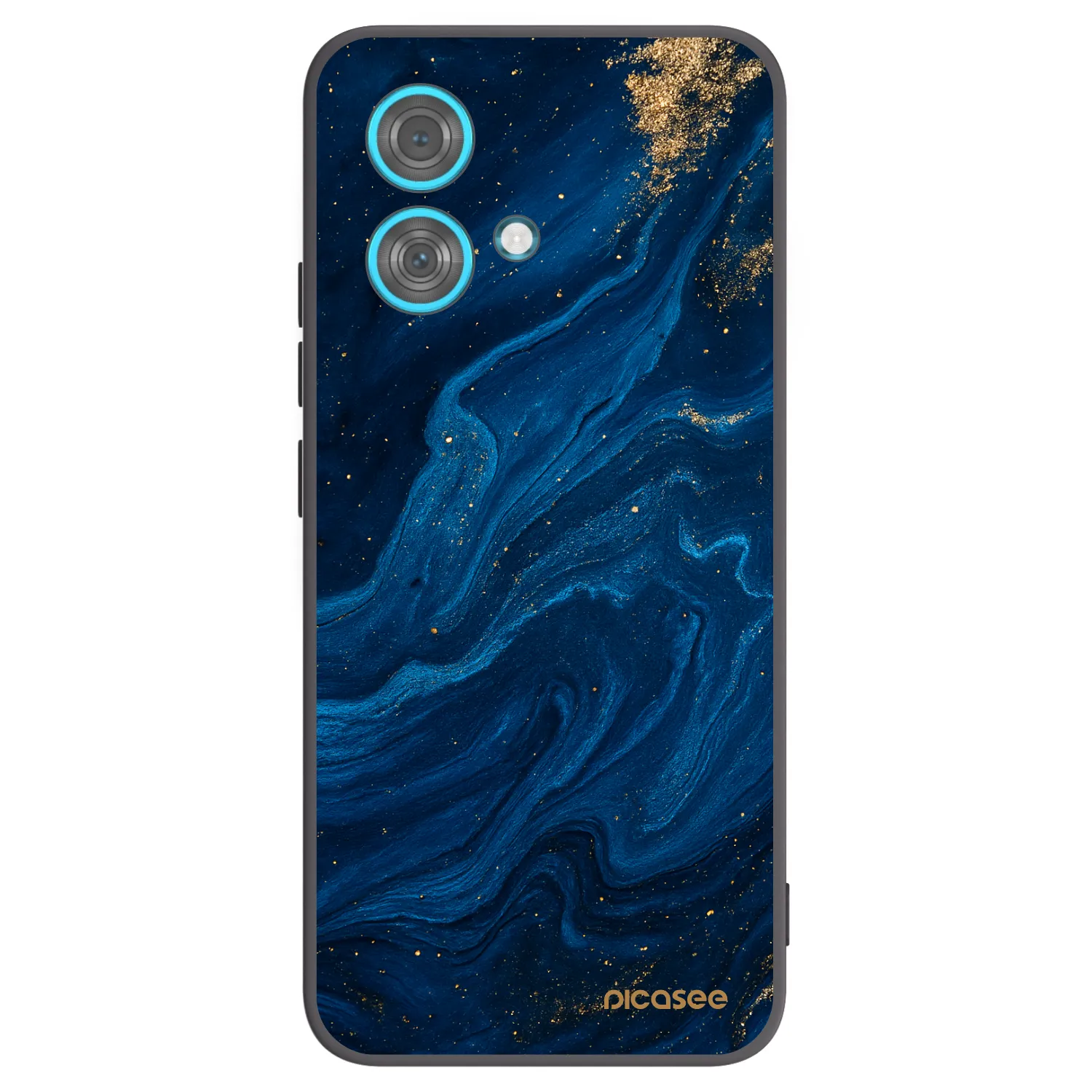 Picasee silikonski črni ovitek za Motorola Edge 40 Neo - Blue