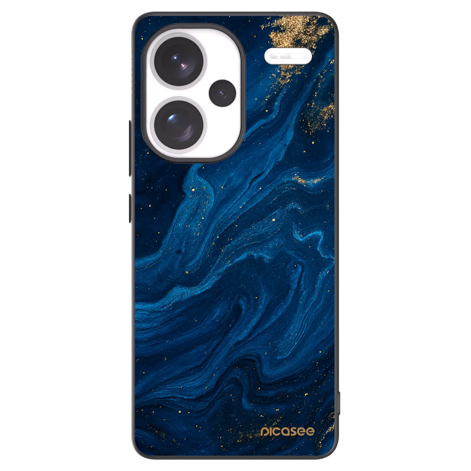 Picasee silikonski črni ovitek za Xiaomi Redmi Note 13 Pro+ 5G - Blue
