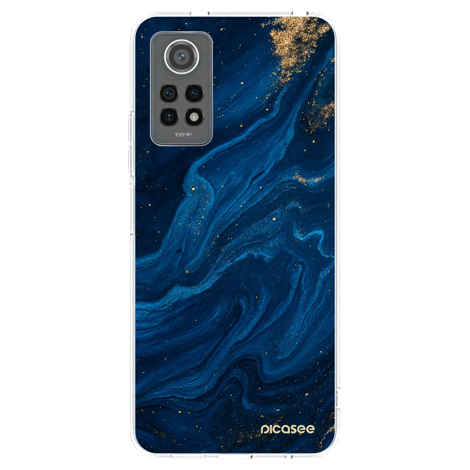 Picasee silikonski prozorni ovitek za Xiaomi Redmi Note 12 Pro 4G - Blue