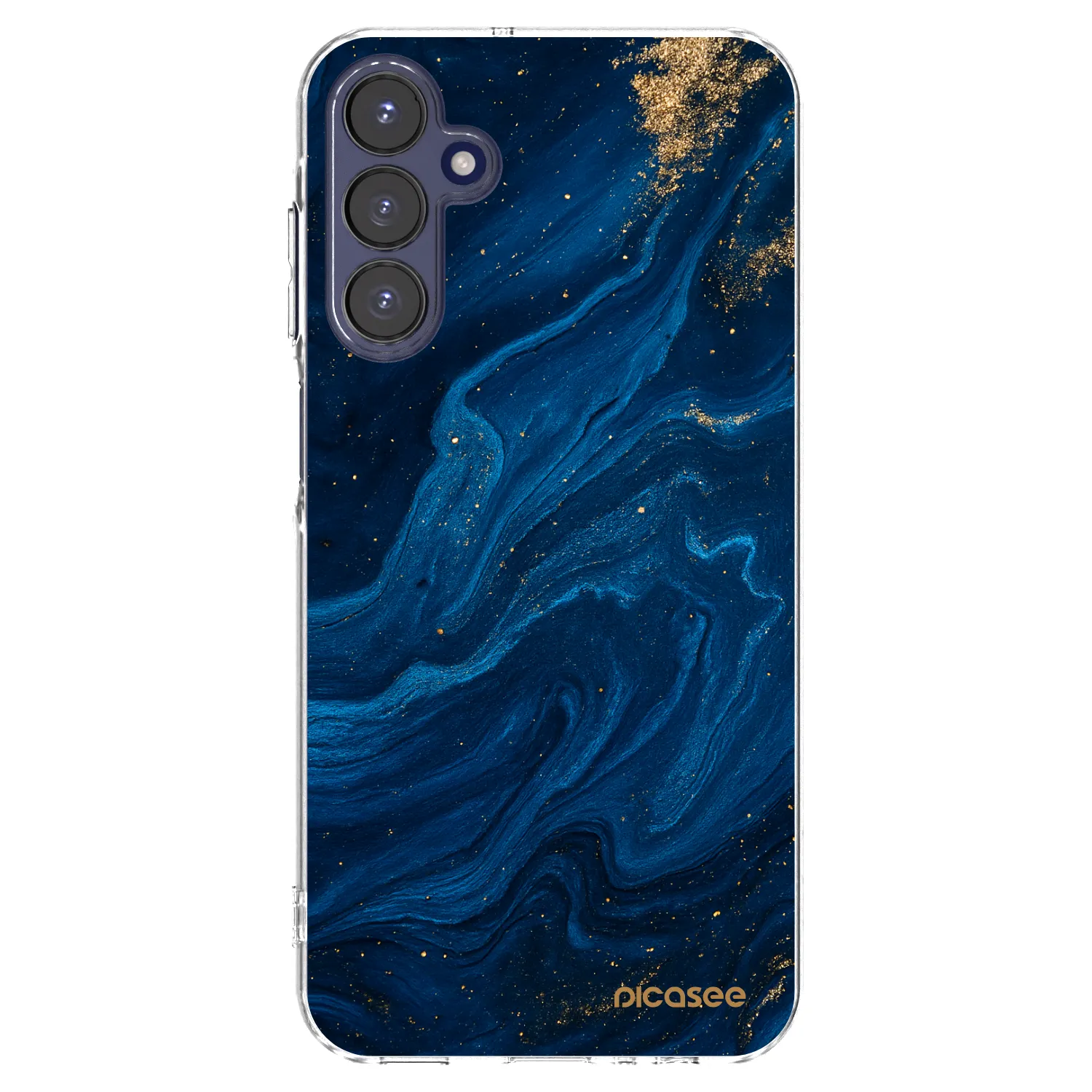 Picasee silikonski prozorni ovitek za Samsung Galaxy A15 A155F 4G - Blue