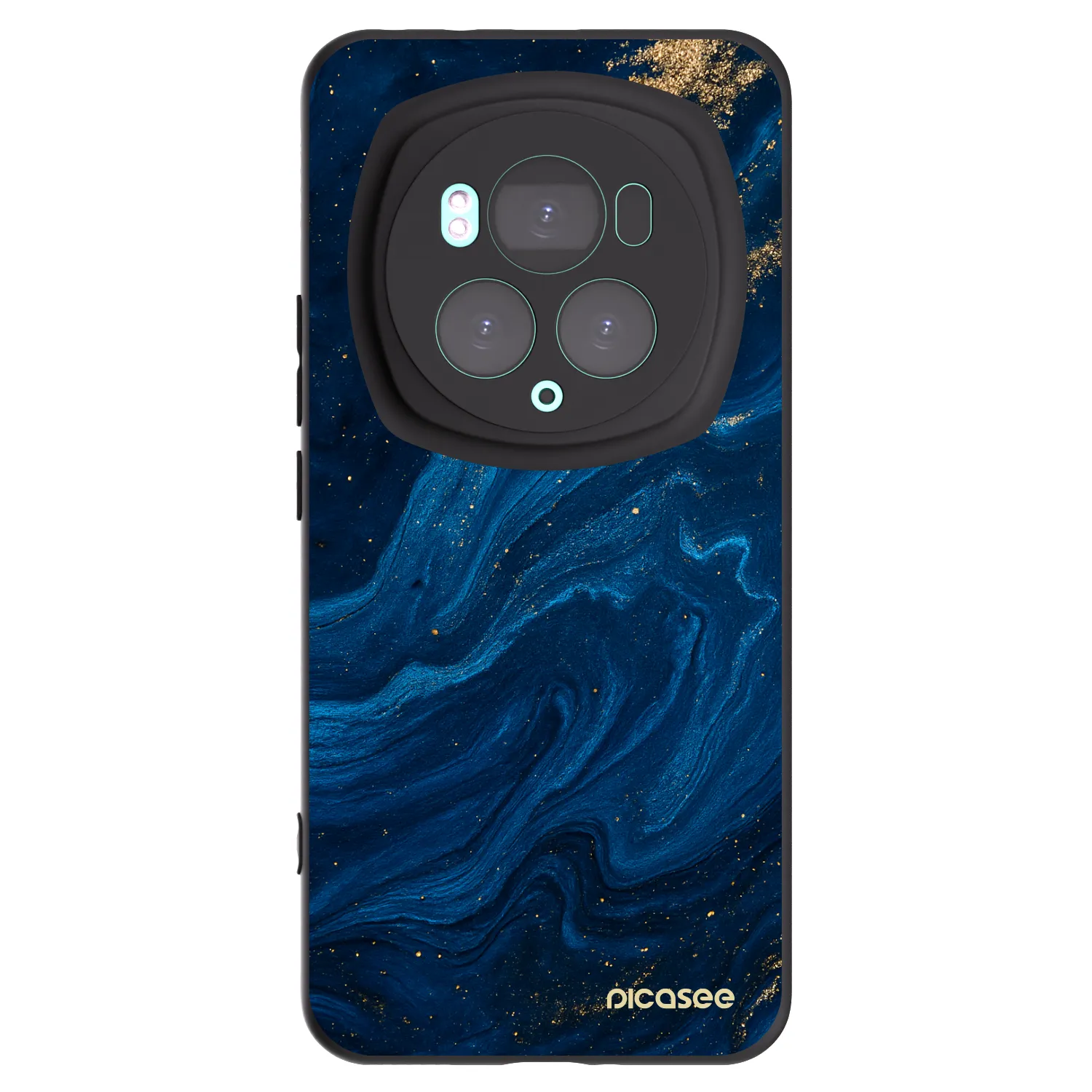 Picasee silikonski črni ovitek za Honor Magic6 Pro - Blue