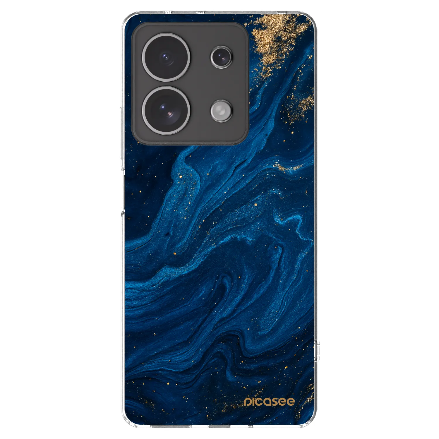 Picasee silikonski prozorni ovitek za Xiaomi Redmi Note 13 4G - Blue