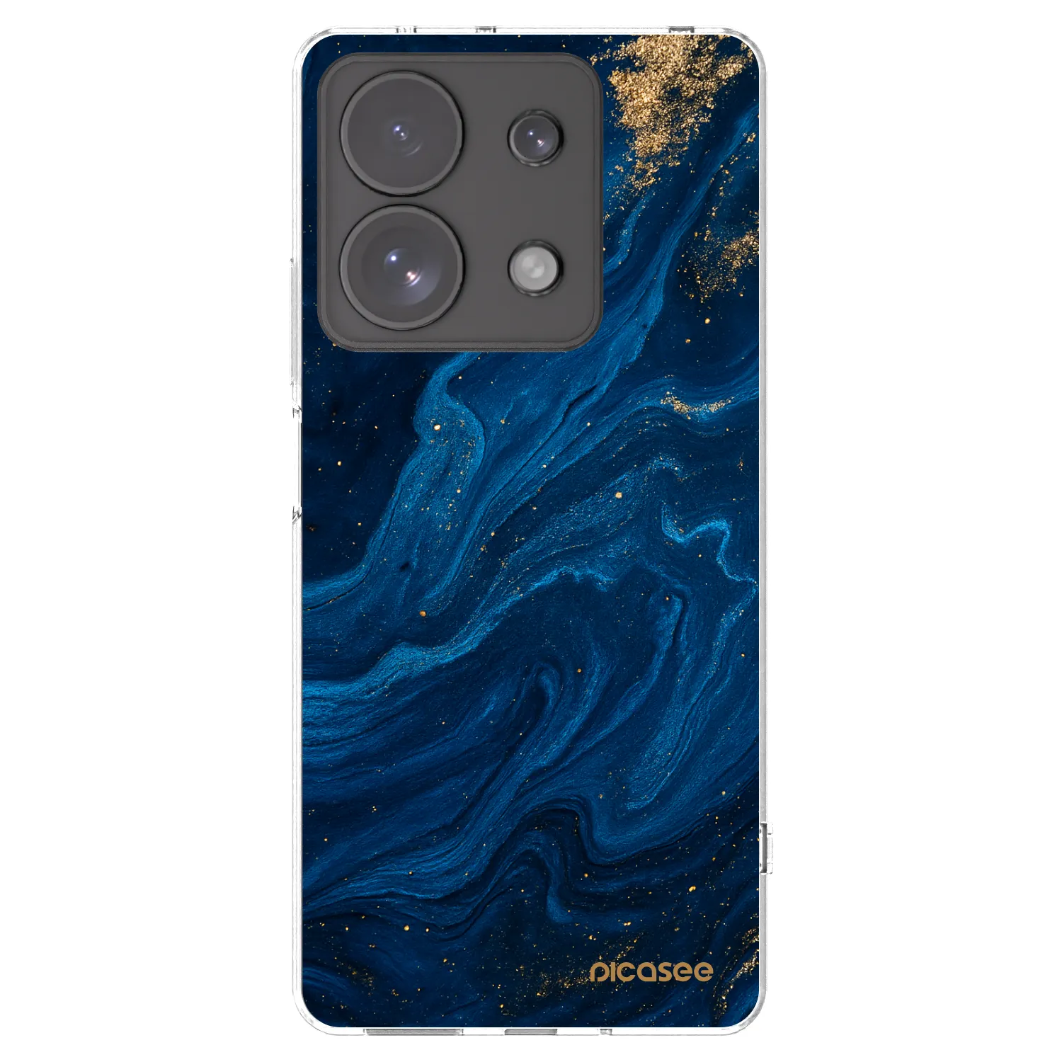 Picasee silikonski prozorni ovitek za Xiaomi Redmi Note 13 Pro 4G - Blue