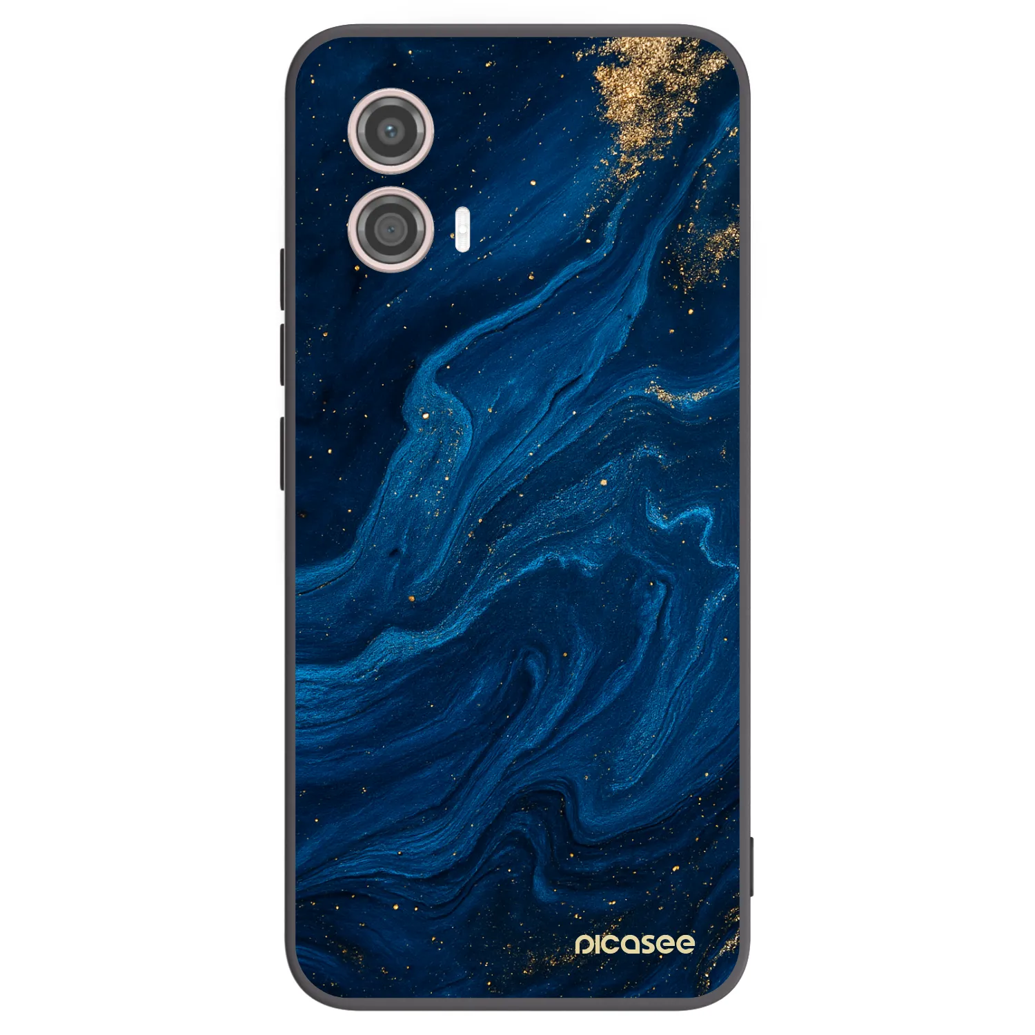 Picasee silikonski črni ovitek za Motorola Moto G53 5G - Blue
