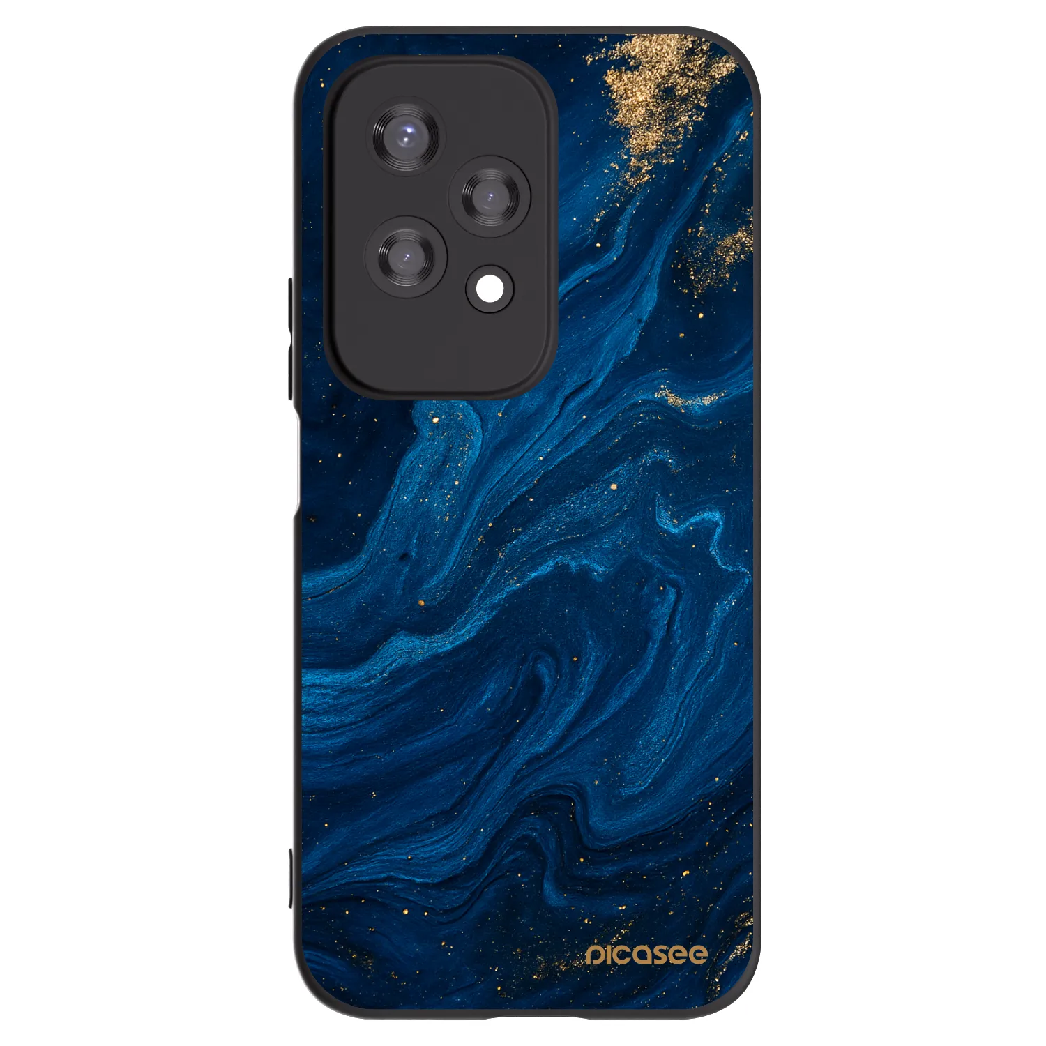 Picasee silikonski črni ovitek za Honor 200 Lite - Blue
