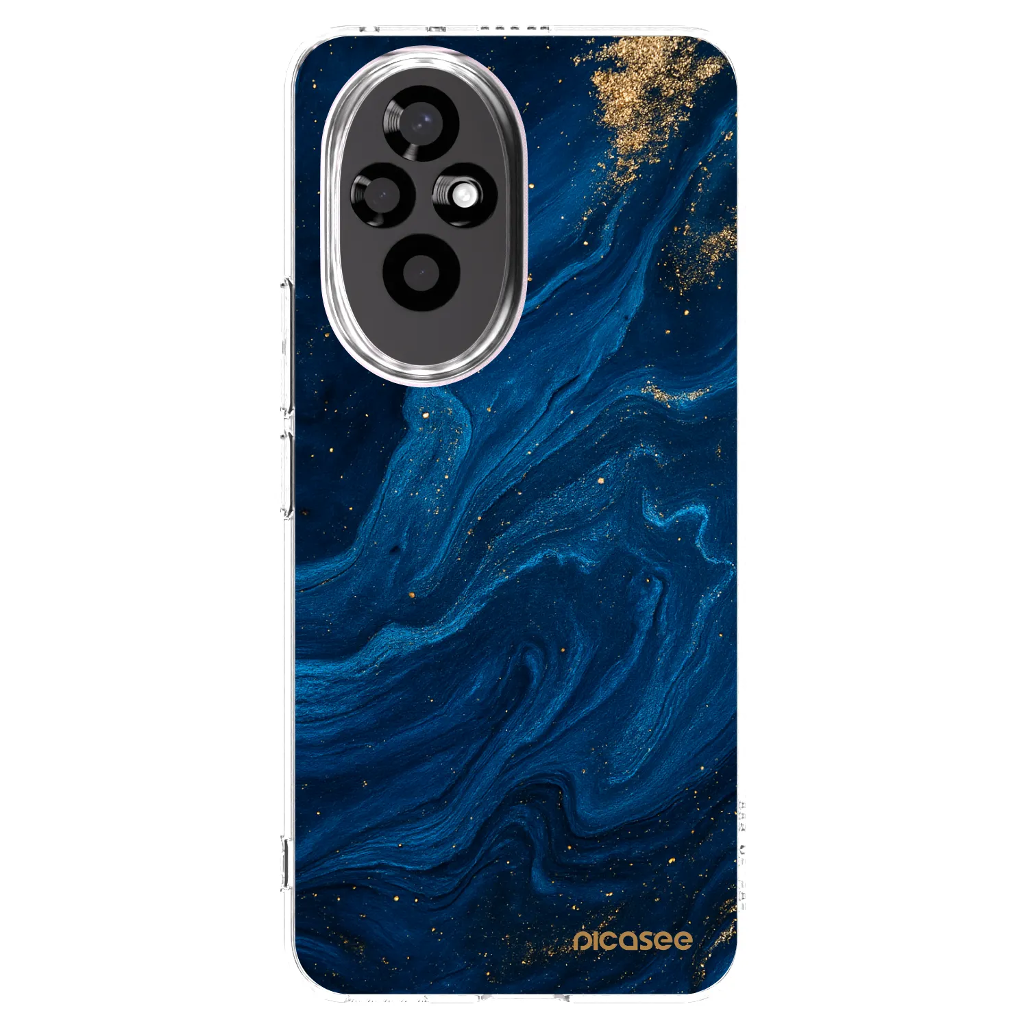 Picasee silikonski prozorni ovitek za Honor 200 5G - Blue