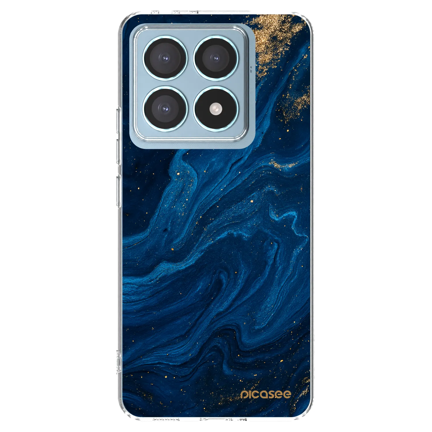 Picasee silikonski prozorni ovitek za Xiaomi 14T Pro - Blue
