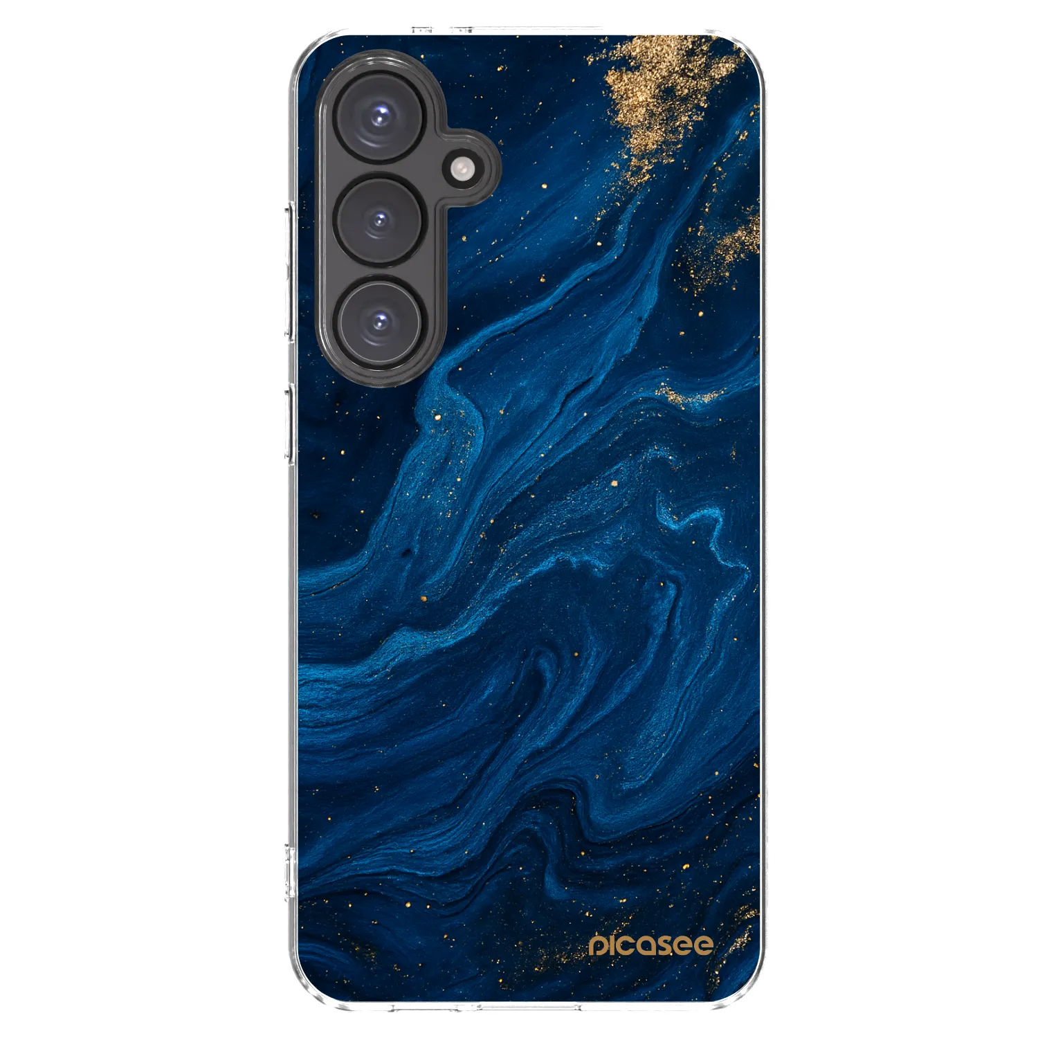 Picasee silikonski prozorni ovitek za Samsung Galaxy S24 FE S721B - Blue