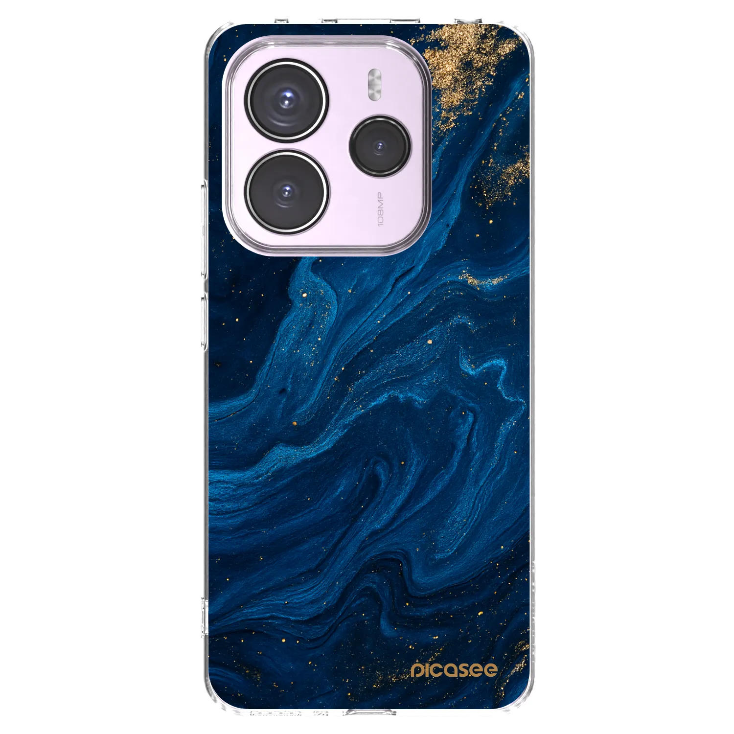 Picasee silikonski prozorni ovitek za Xiaomi Redmi Note 14 5G - Blue