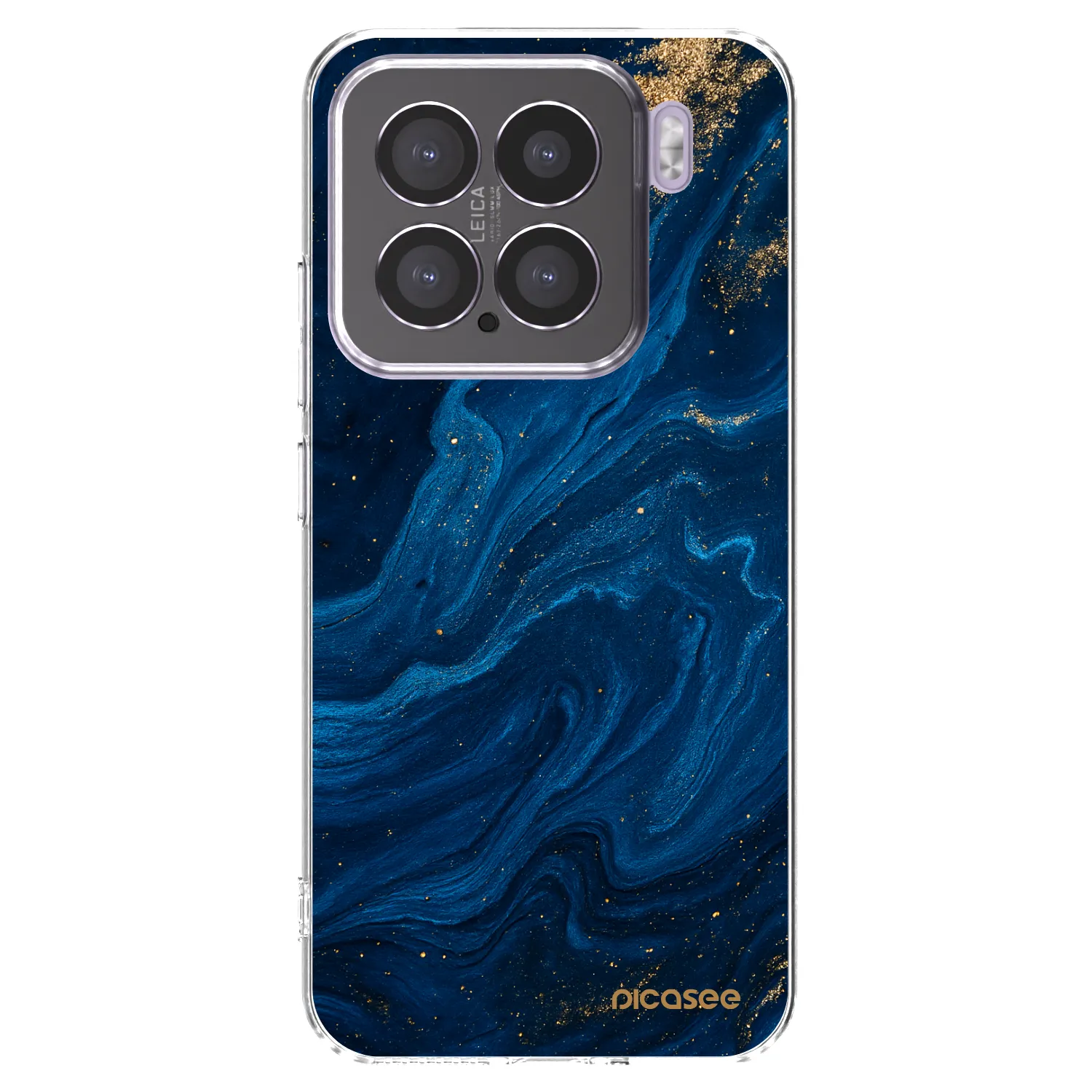 Picasee silikonski prozorni ovitek za Xiaomi 15 - Blue
