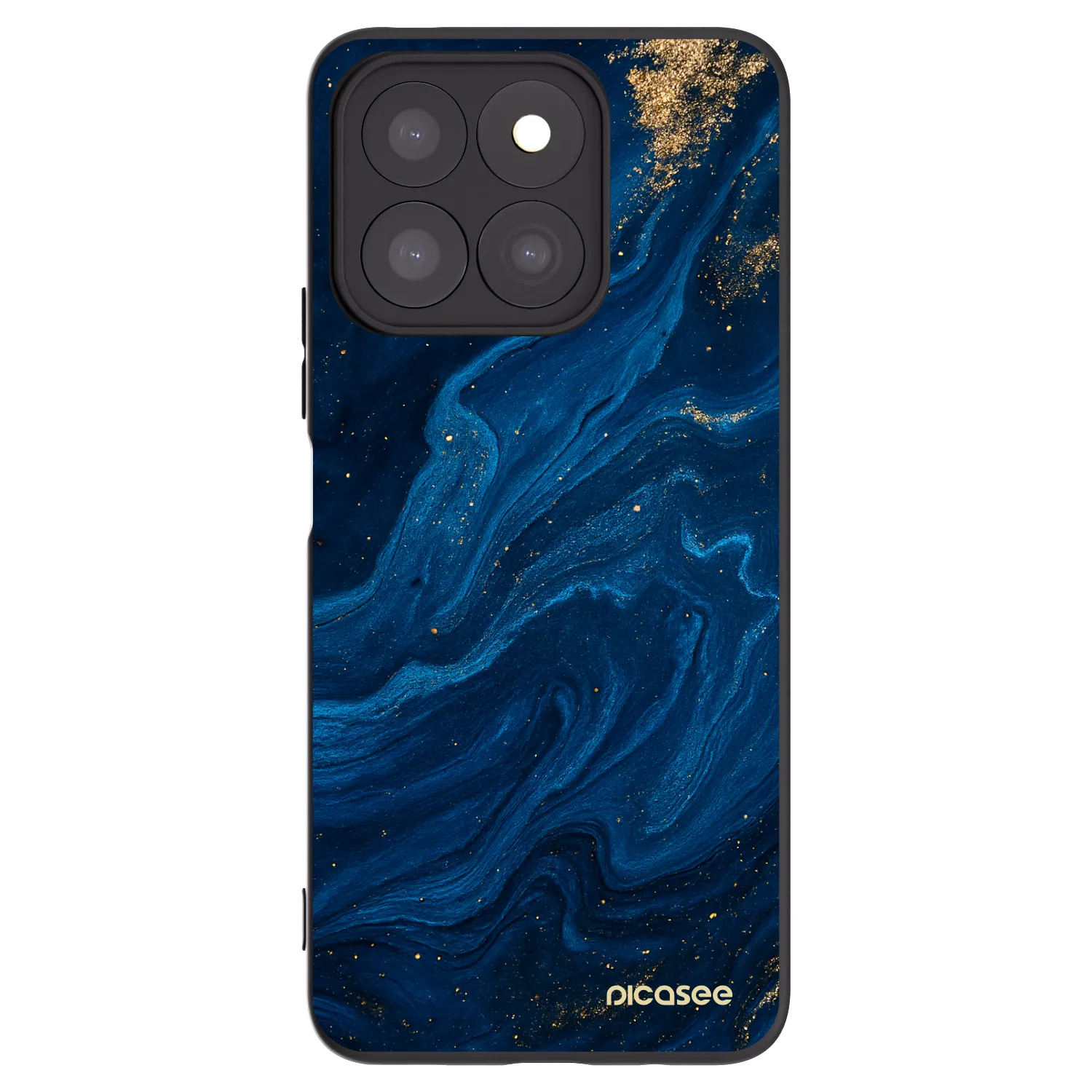 Picasee silikonski črni ovitek za Honor X8c - Blue