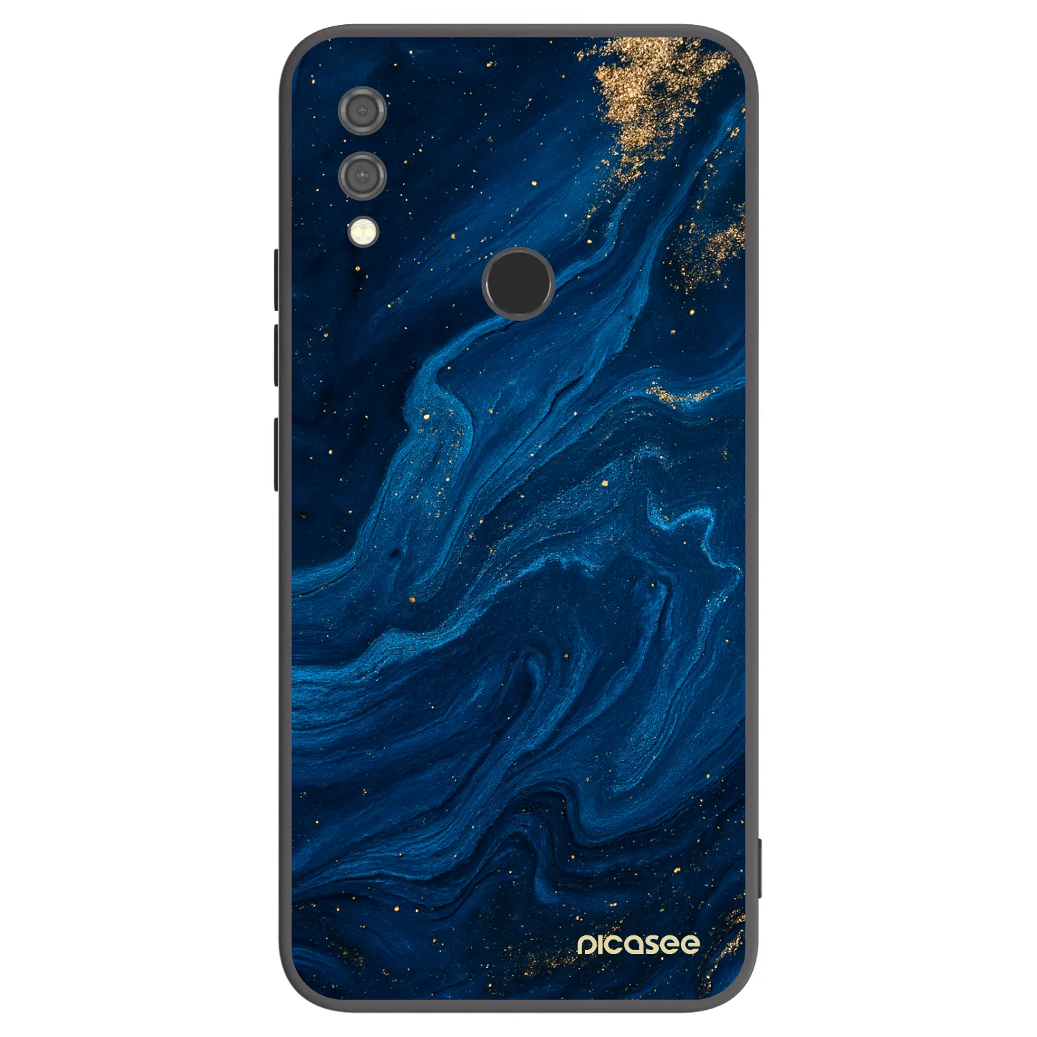 Picasee silikonski črni ovitek za Xiaomi Redmi Note 7 - Blue