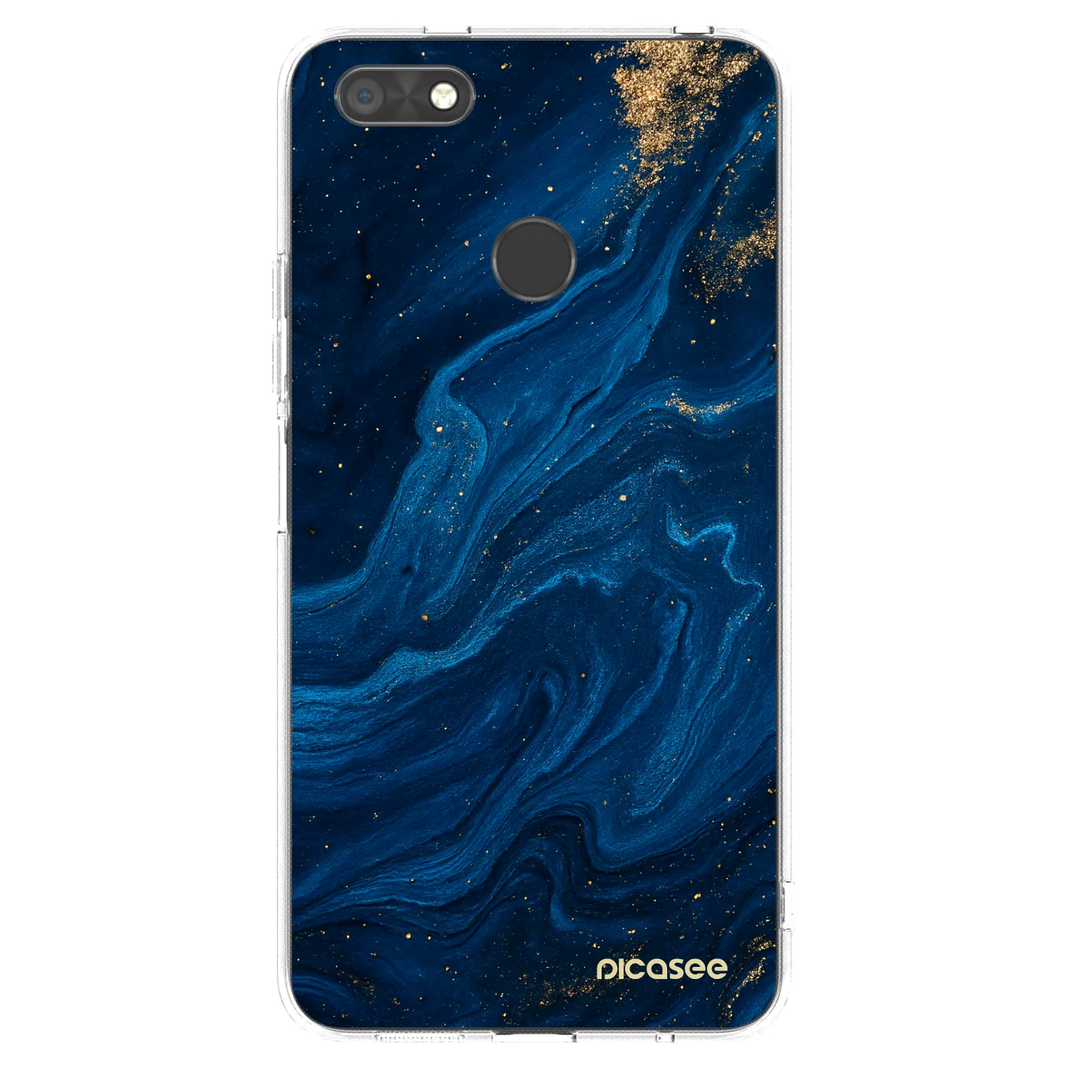 Picasee silikonski prozorni ovitek za Huawei P9 Lite Mini - Blue
