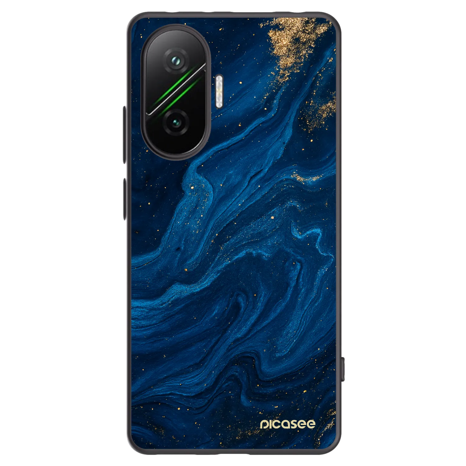 Picasee silikonski črni ovitek za Xiaomi Poco F7 Pro 5G - Blue