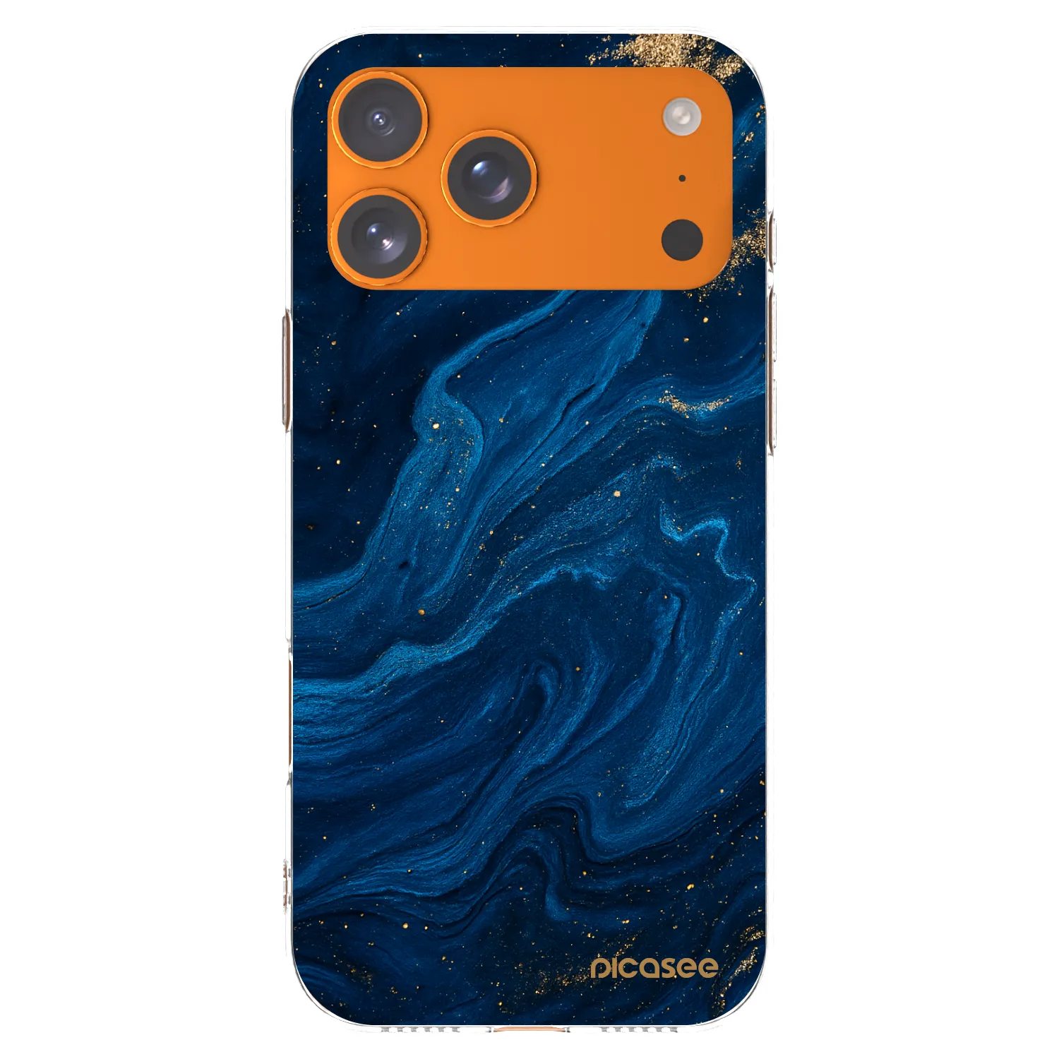 Picasee silikonski prozorni ovitek za Apple iPhone 17 Pro Max - Blue