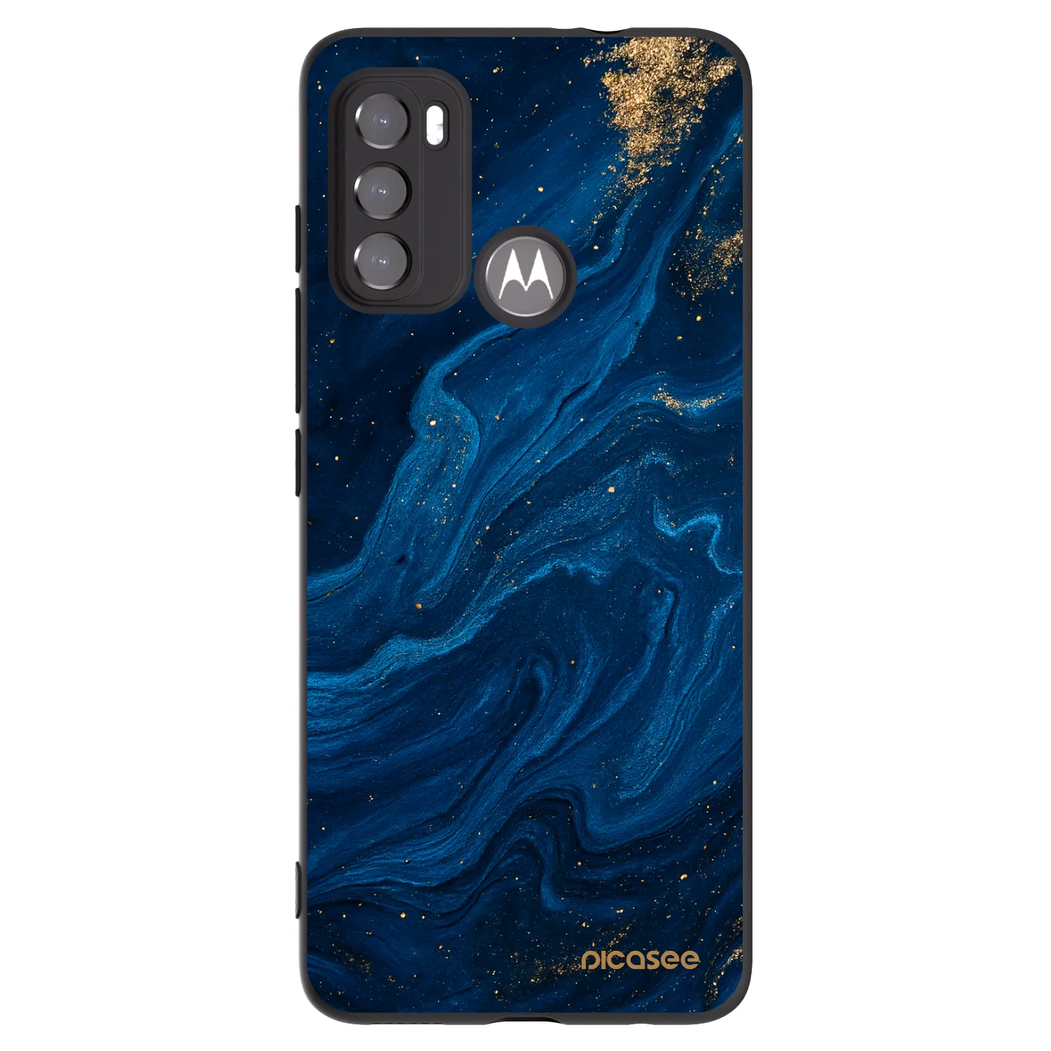 Picasee silikonski črni ovitek za Motorola Edge 60 5G - Blue