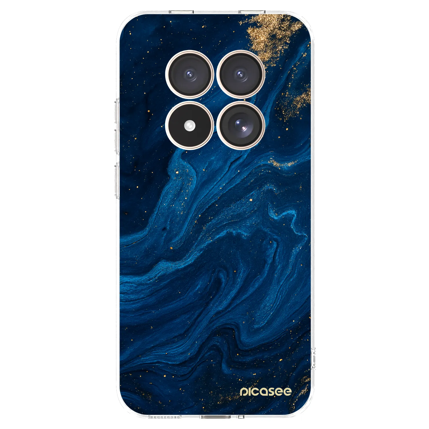 Picasee silikonski prozorni ovitek za Xiaomi Redmi Note 15 Pro 4G - Blue