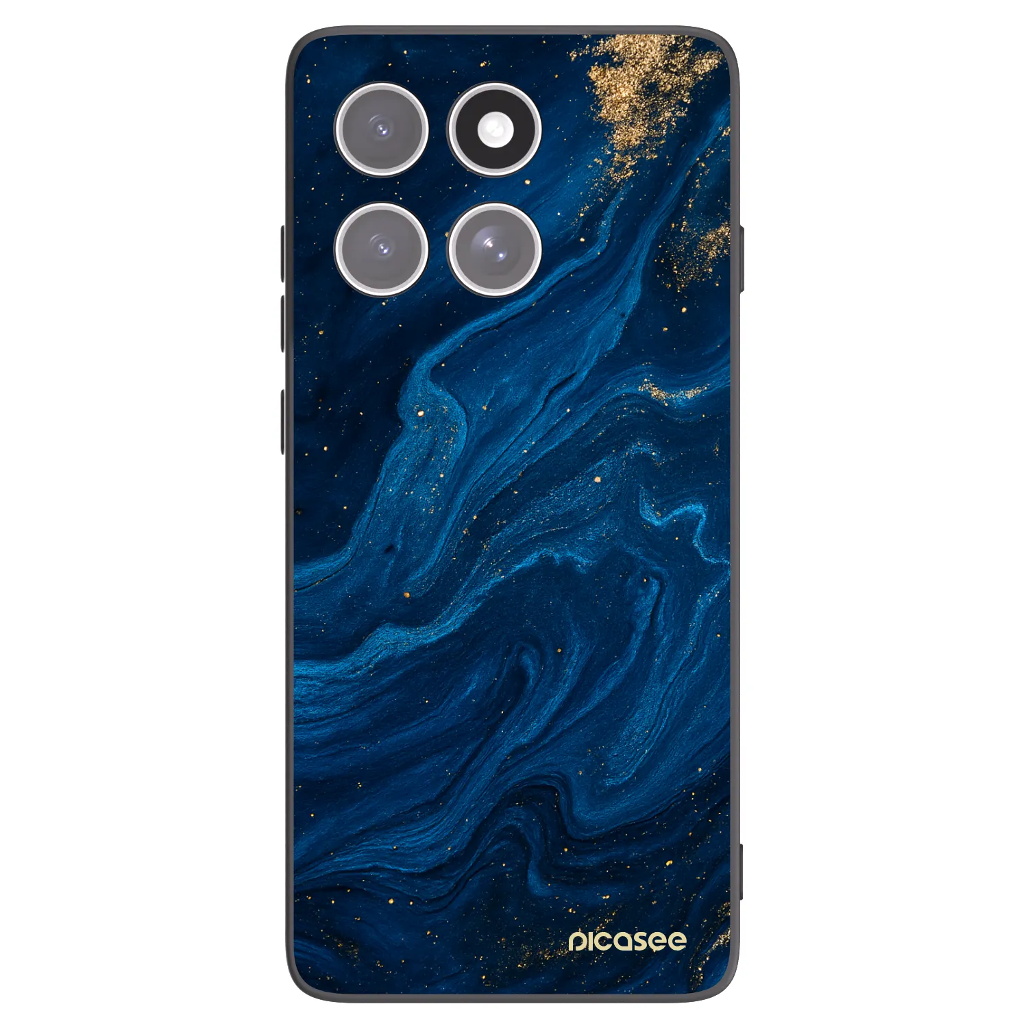 Picasee silikonski črni ovitek za Motorola Edge 60 Fusion - Blue