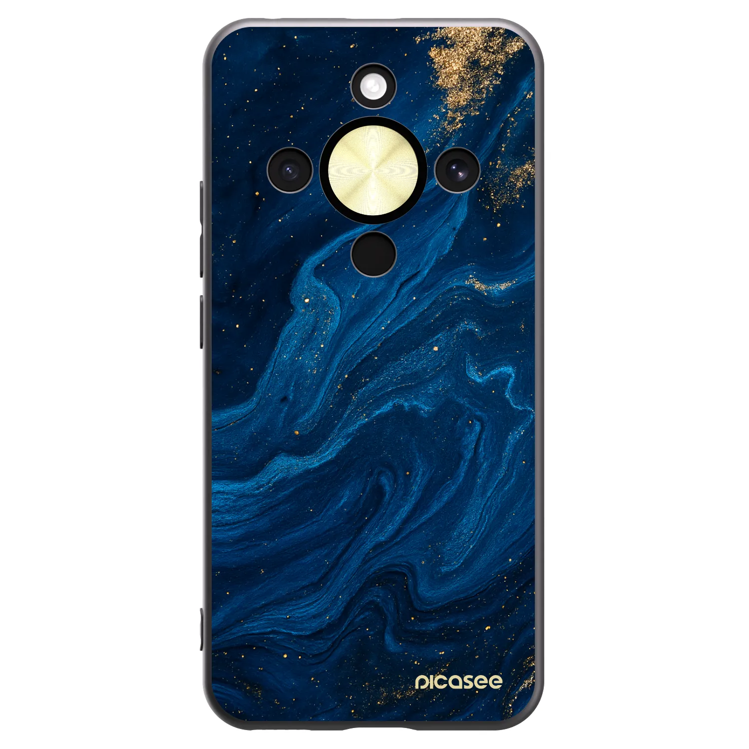 Picasee silikonski črni ovitek za Honor Magic8 Lite 5G - Blue