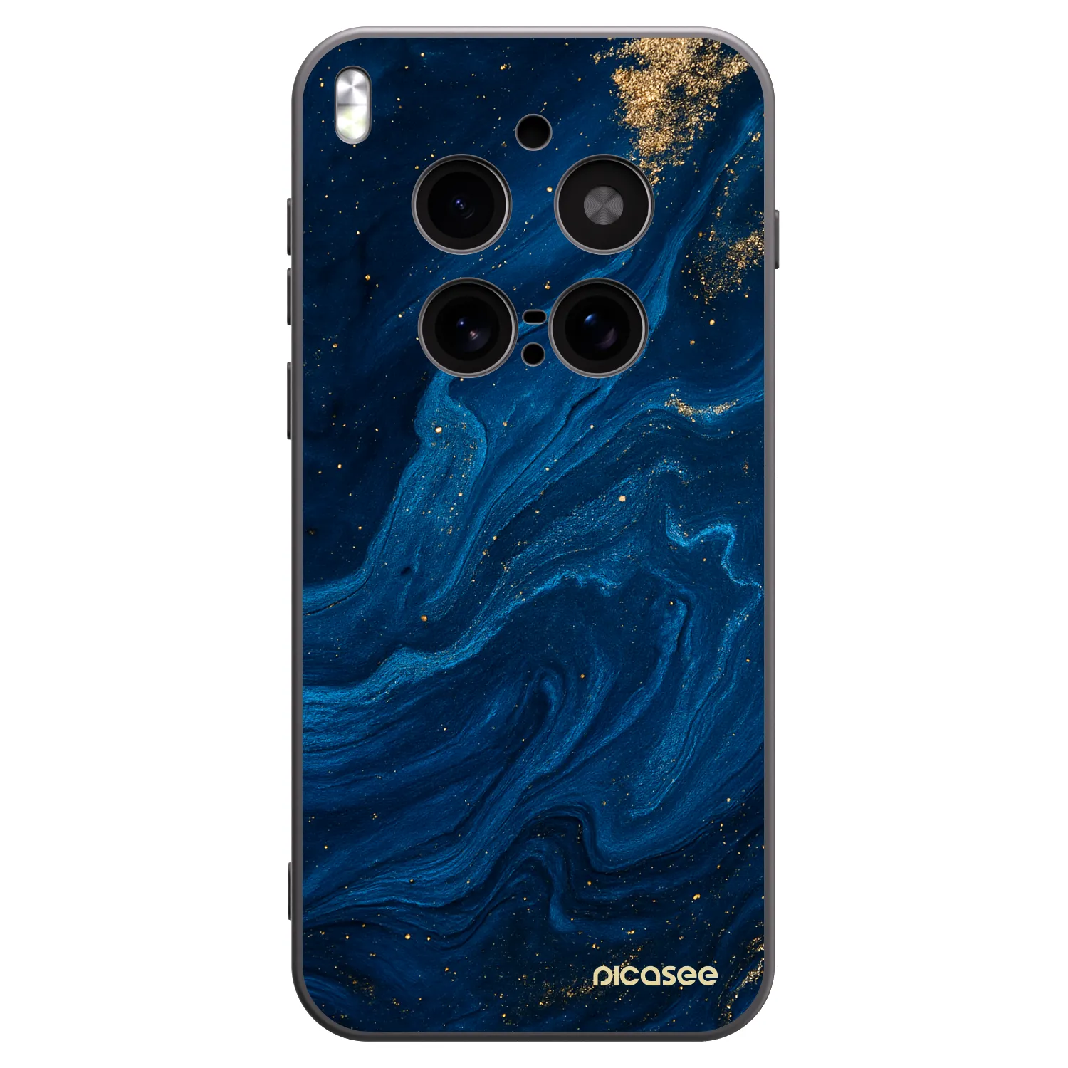 Picasee silikonski črni ovitek za Vivo X300 Pro - Blue