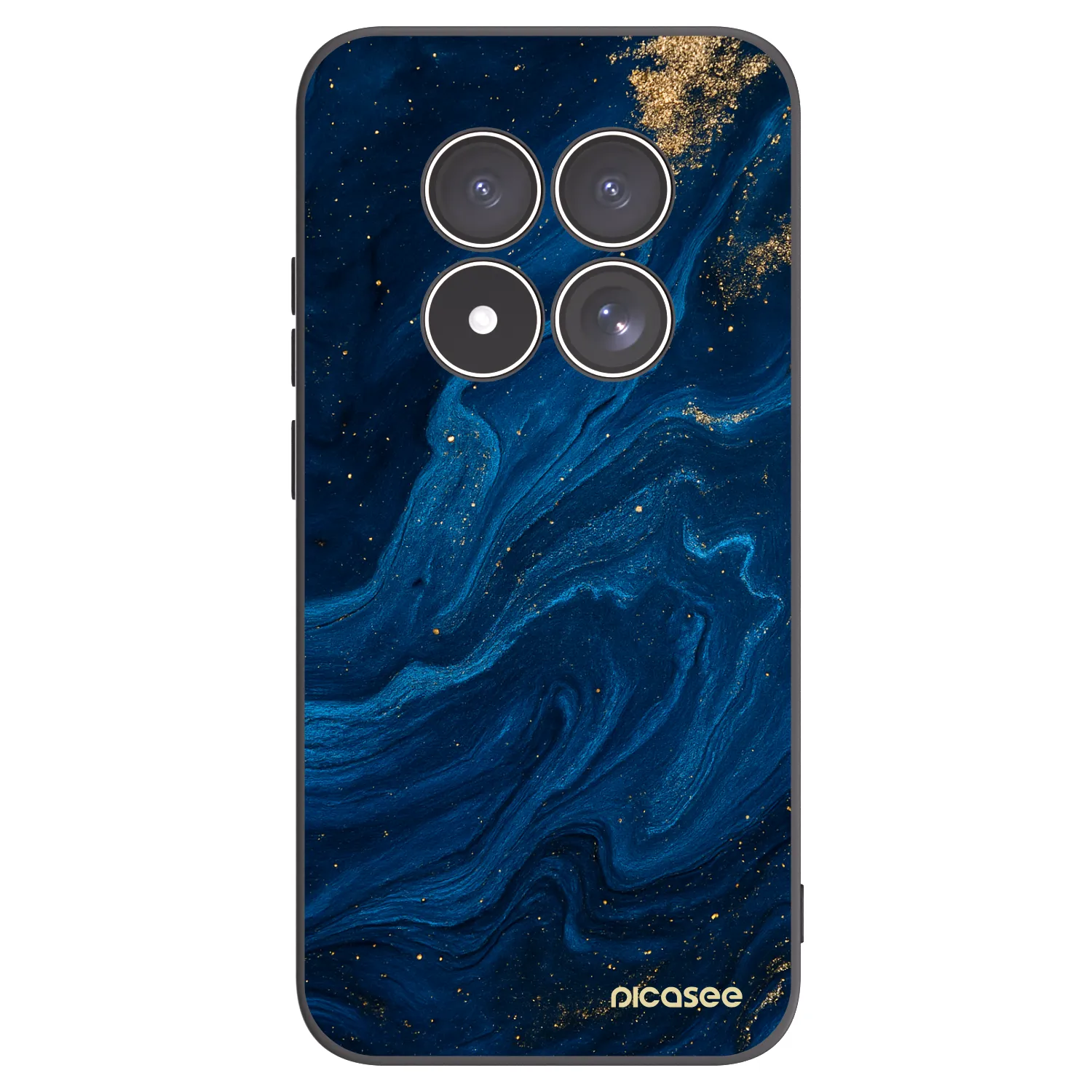 Picasee silikonski črni ovitek za Xiaomi Redmi Note 15 Pro 5G - Blue