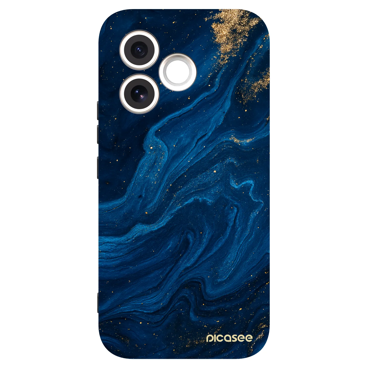 Picasee silikonski črni ovitek za Honor 600 Lite - Blue