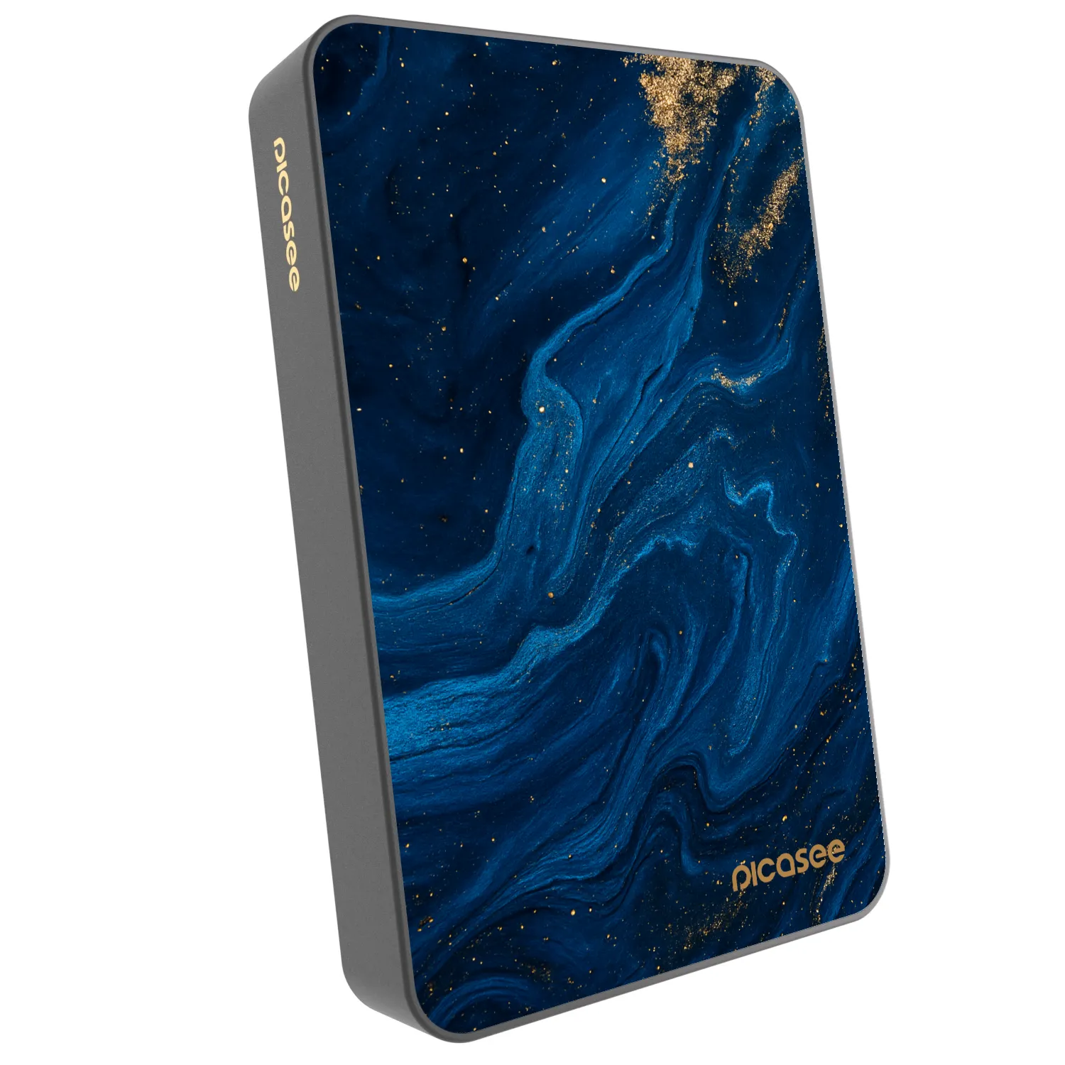 Picasee Prenosna baterija z MagSafe 10 000 mAh Siva - Blue