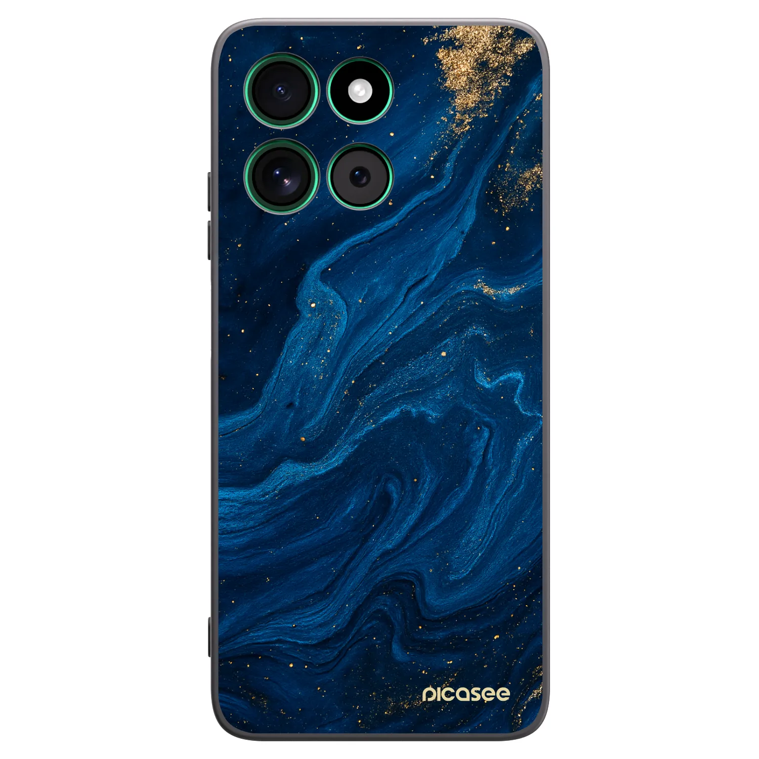 Picasee silikonski črni ovitek za Motorola Moto G57 Power - Blue