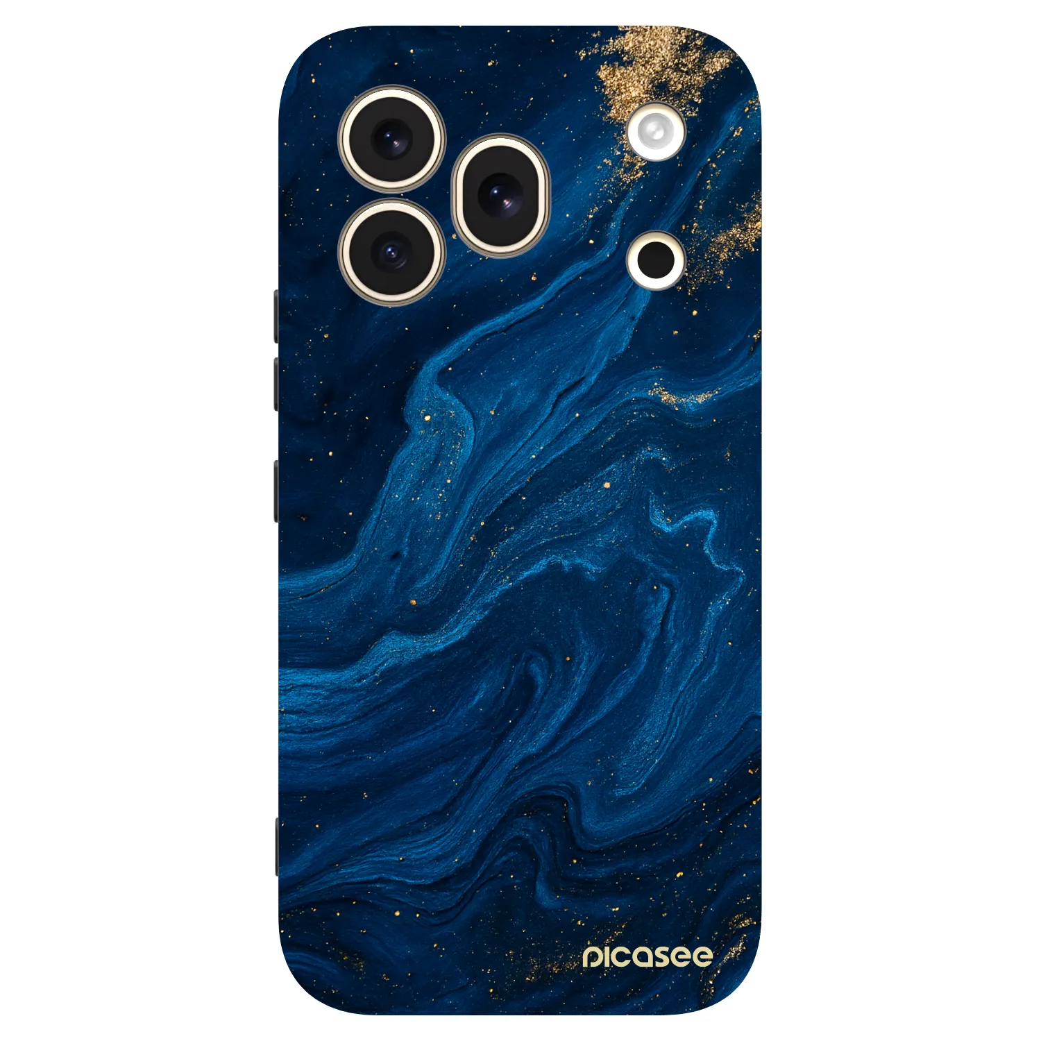 Picasee silikonski črni ovitek za Honor 600 Pro - Blue