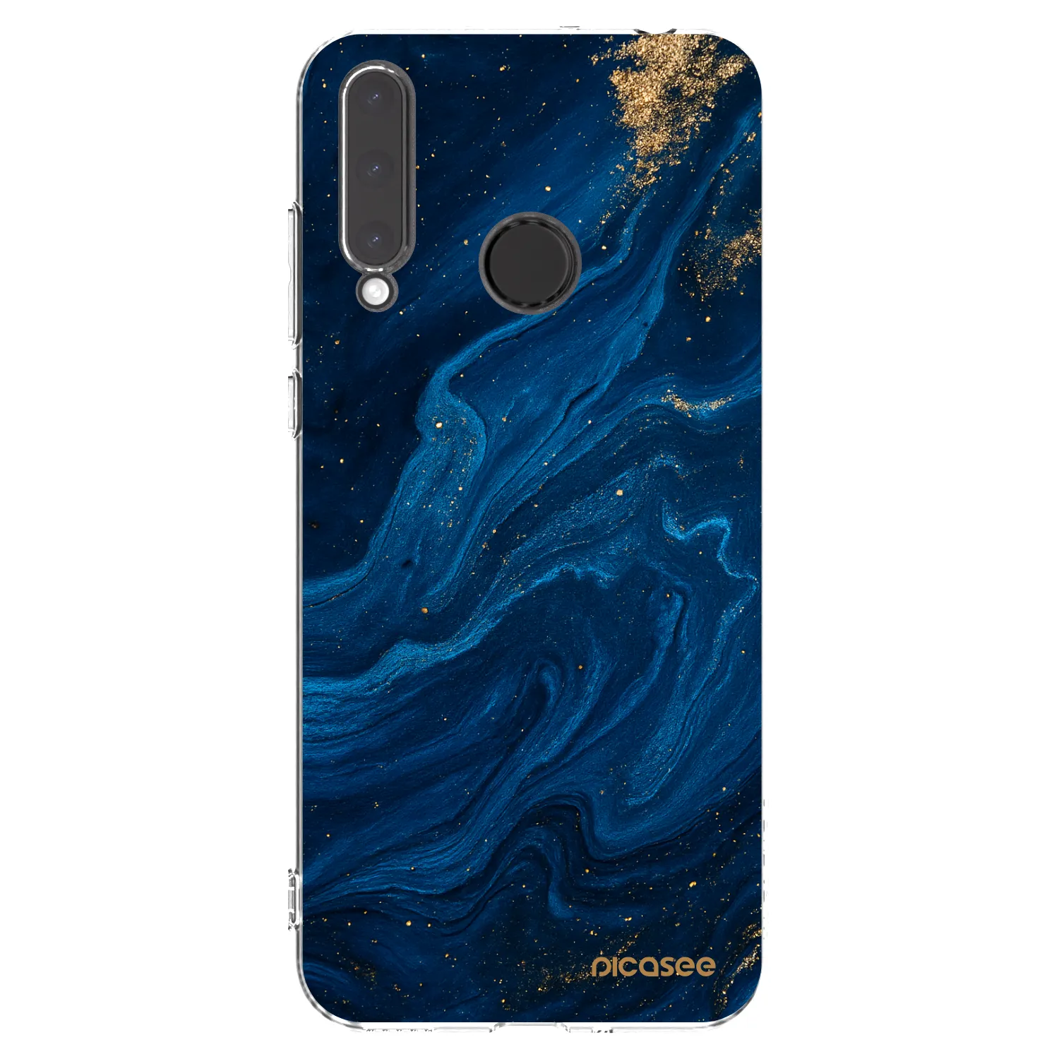 Picasee silikonski prozorni ovitek za Honor 20 Lite - Blue