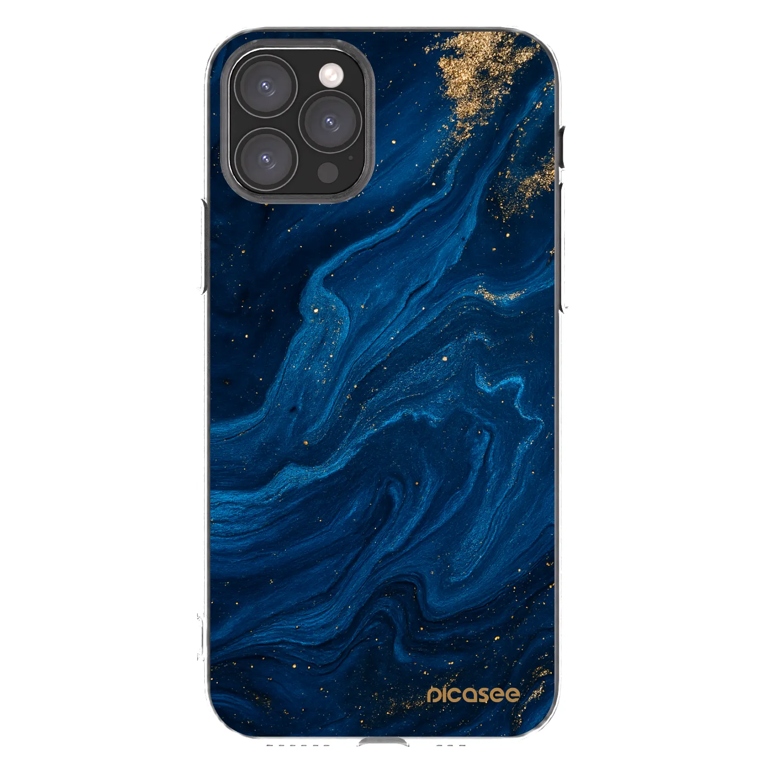 Picasee silikonski prozorni ovitek za Apple iPhone 11 Pro - Blue