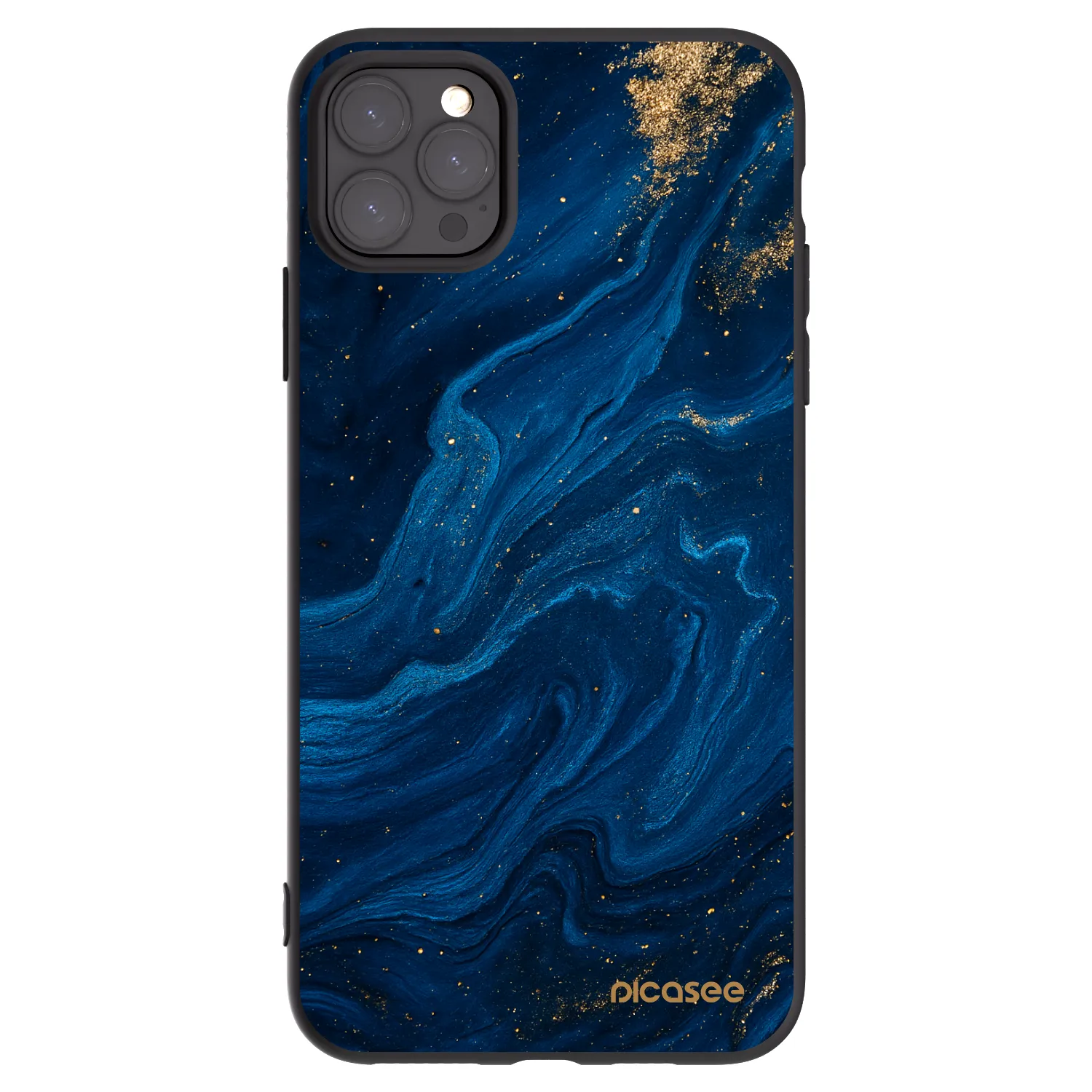Picasee silikonski črni ovitek za Apple iPhone 11 Pro Max - Blue