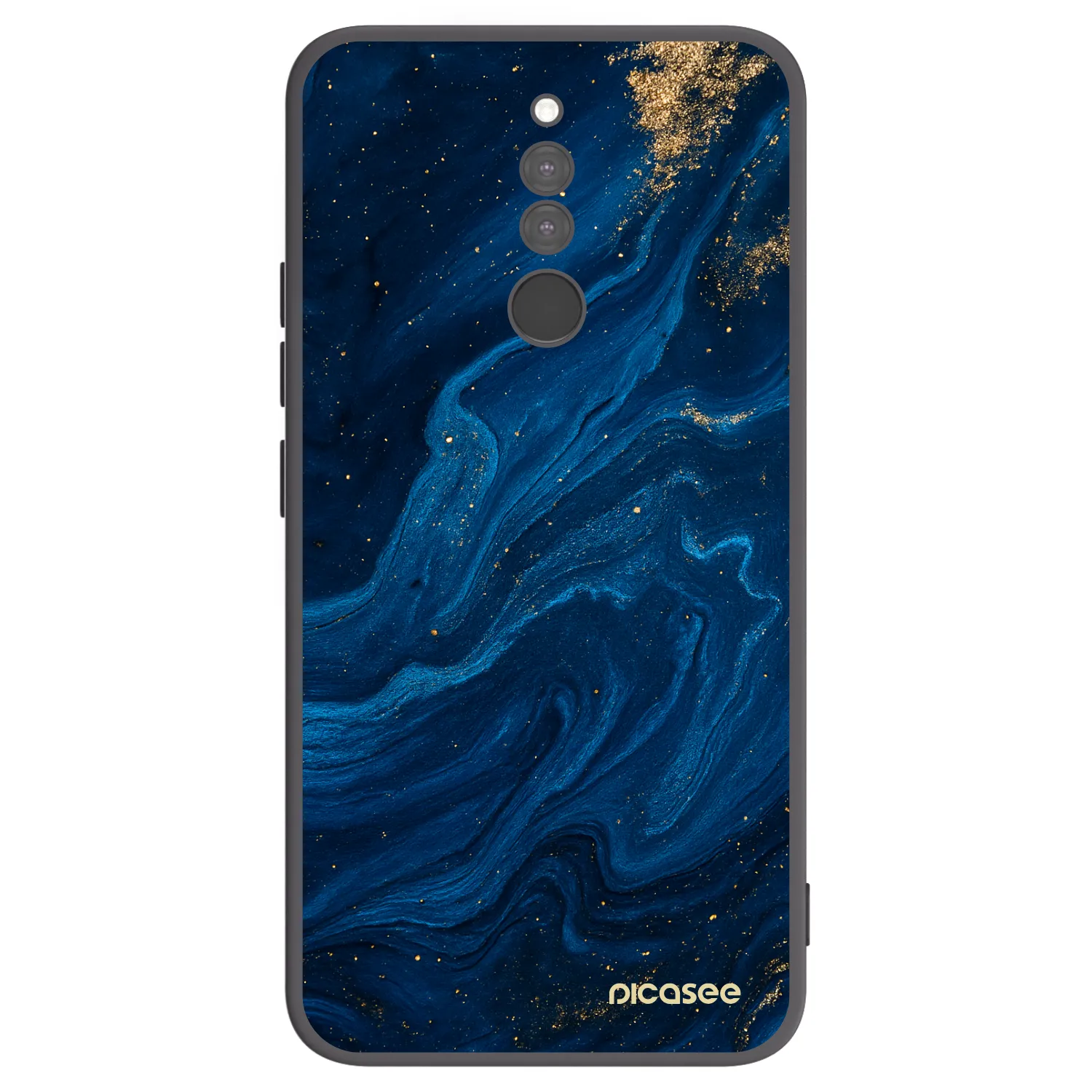 Picasee silikonski črni ovitek za Xiaomi Redmi 8 - Blue