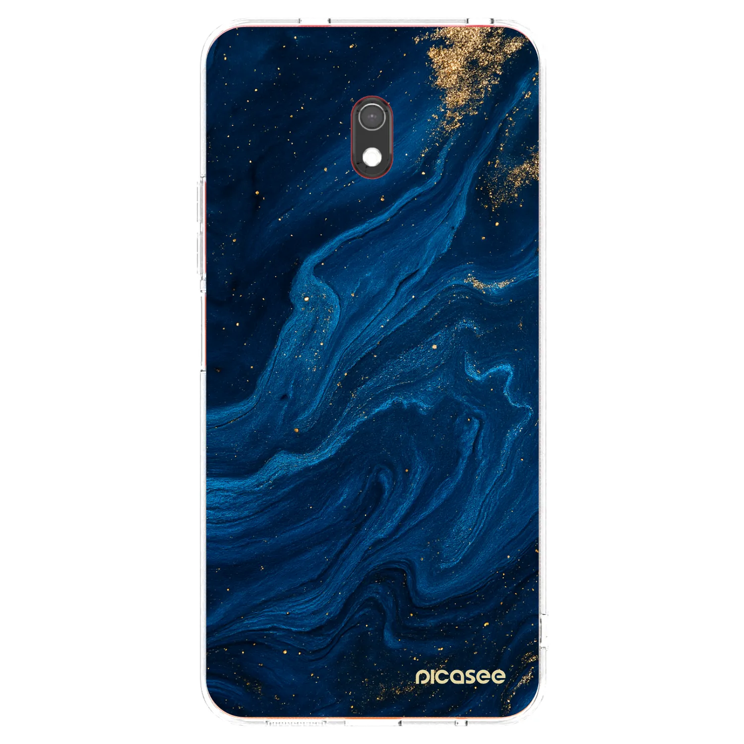 Picasee silikonski prozorni ovitek za Xiaomi Redmi 8A - Blue
