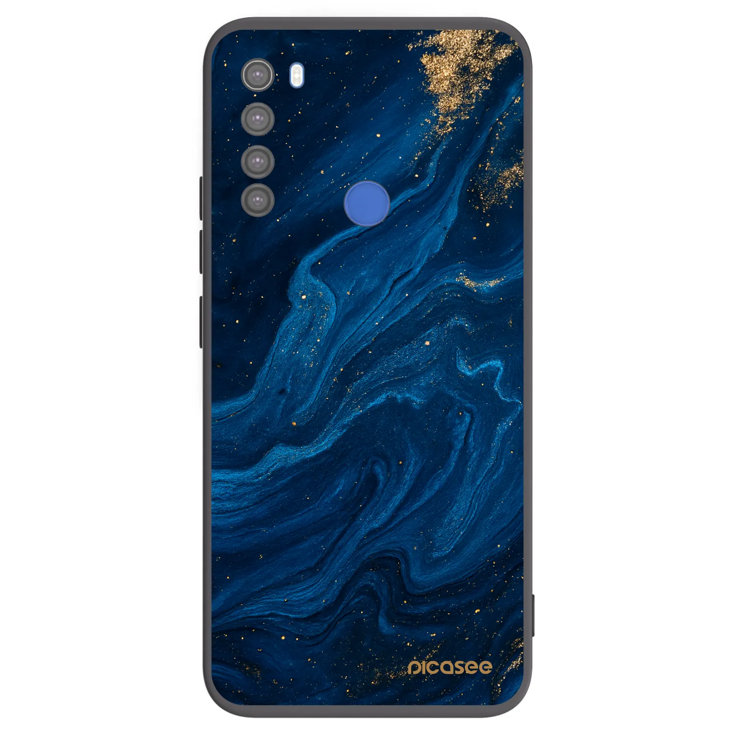 Picasee silikonski črni ovitek za Xiaomi Redmi Note 8T - Blue
