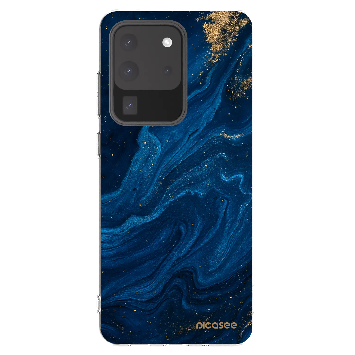 Picasee silikonski prozorni ovitek za Samsung Galaxy S20 Ultra 5G G988F - Blue