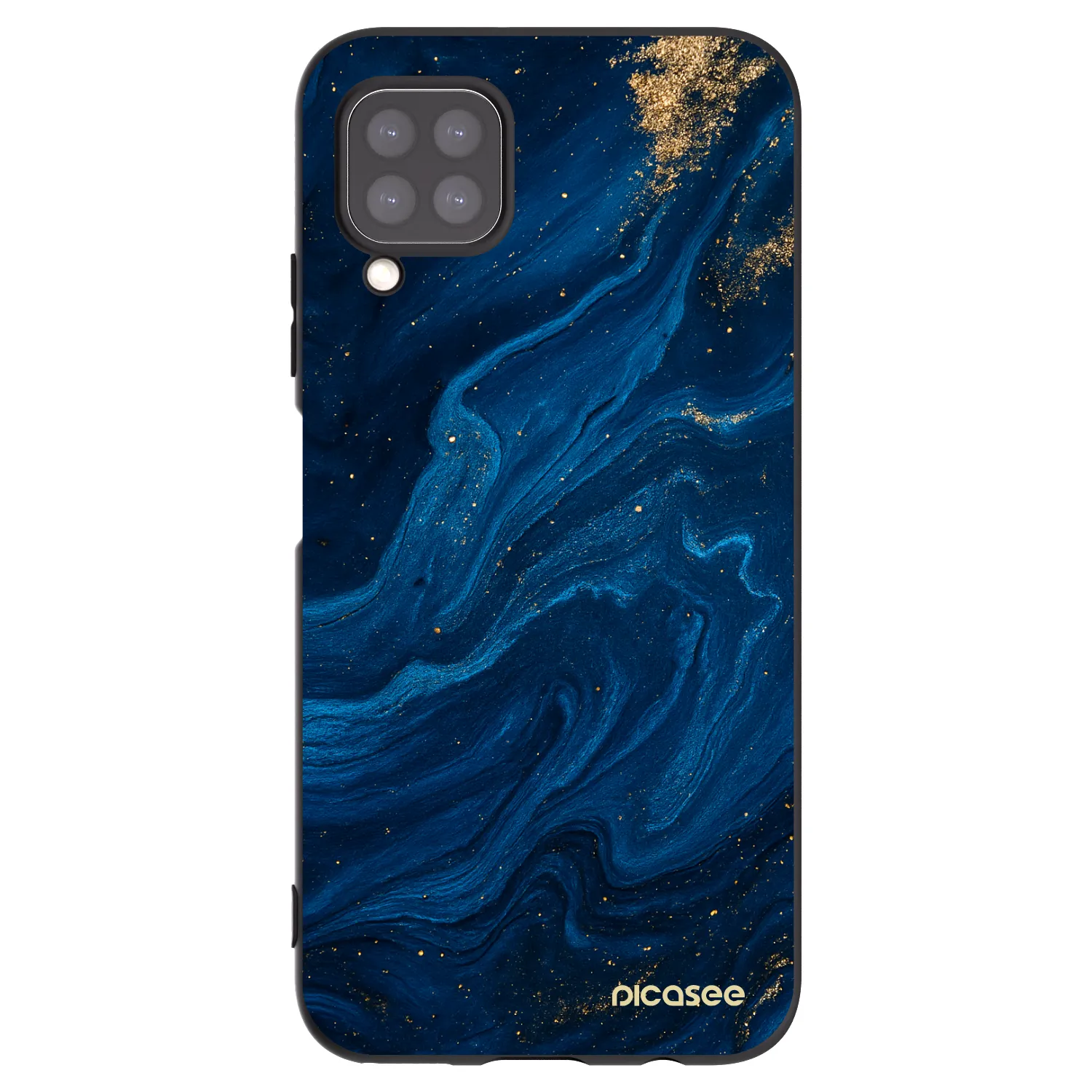 Picasee silikonski črni ovitek za Huawei P40 Lite - Blue