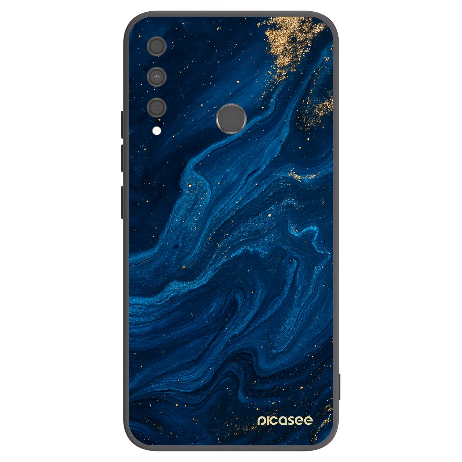 Picasee silikonski črni ovitek za Huawei P40 Lite E - Blue