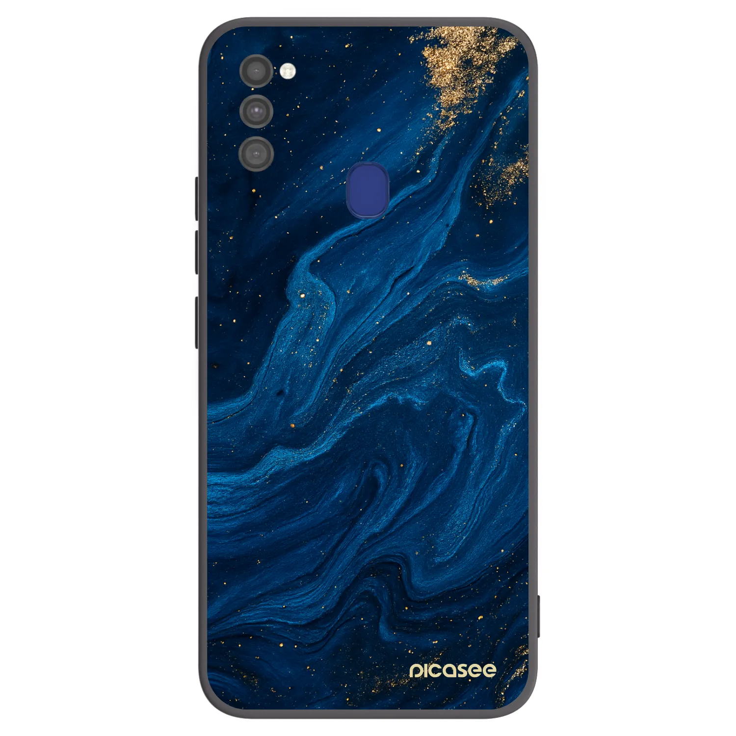 Picasee silikonski črni ovitek za Samsung Galaxy M21 M215F - Blue