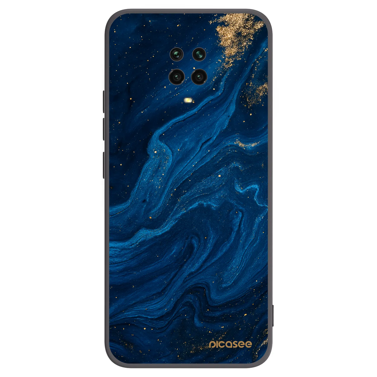 Picasee silikonski črni ovitek za Xiaomi Redmi Note 9S - Blue