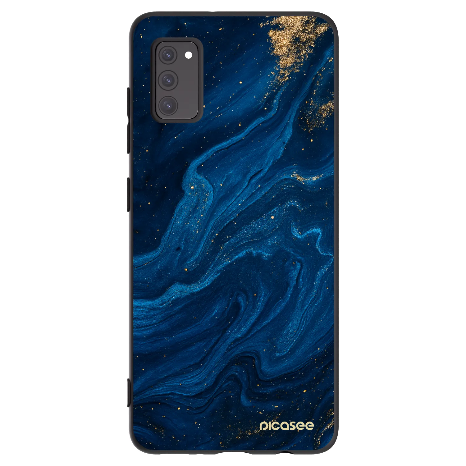 Picasee silikonski črni ovitek za Samsung Galaxy A41 A415F - Blue