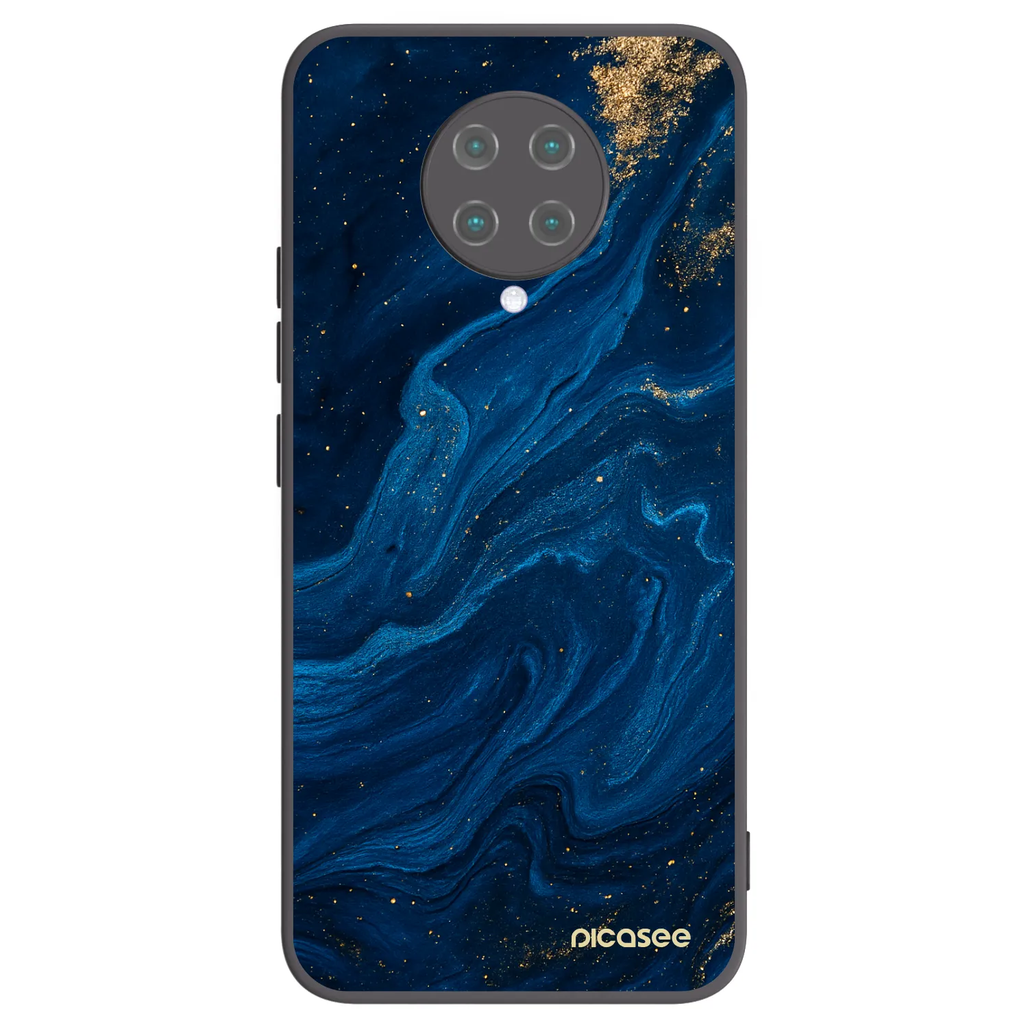 Picasee silikonski črni ovitek za Xiaomi Poco F2 Pro - Blue