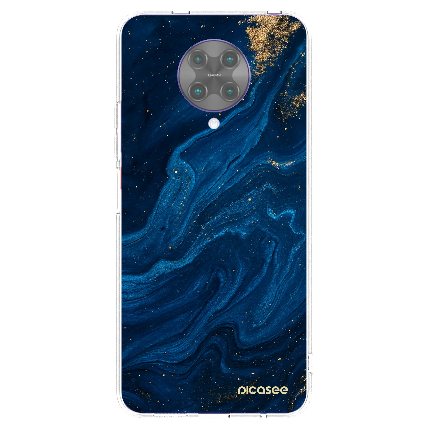 Picasee silikonski prozorni ovitek za Xiaomi Poco F2 Pro - Blue