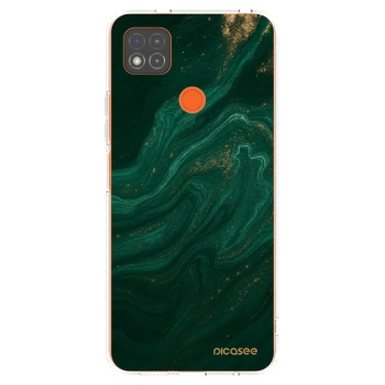Picasee silikonski prozorni ovitek za Xiaomi Redmi 9C - Green