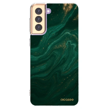 Picasee silikonski prozorni ovitek za Samsung Galaxy S21+ 5G G996F - Green