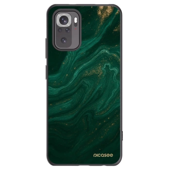 Picasee silikonski črni ovitek za Xiaomi Redmi Note 10S - Green