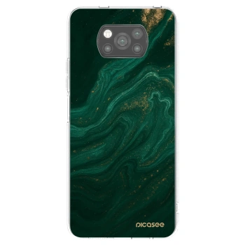 Picasee silikonski črni ovitek za Xiaomi Poco X3 Pro - Green